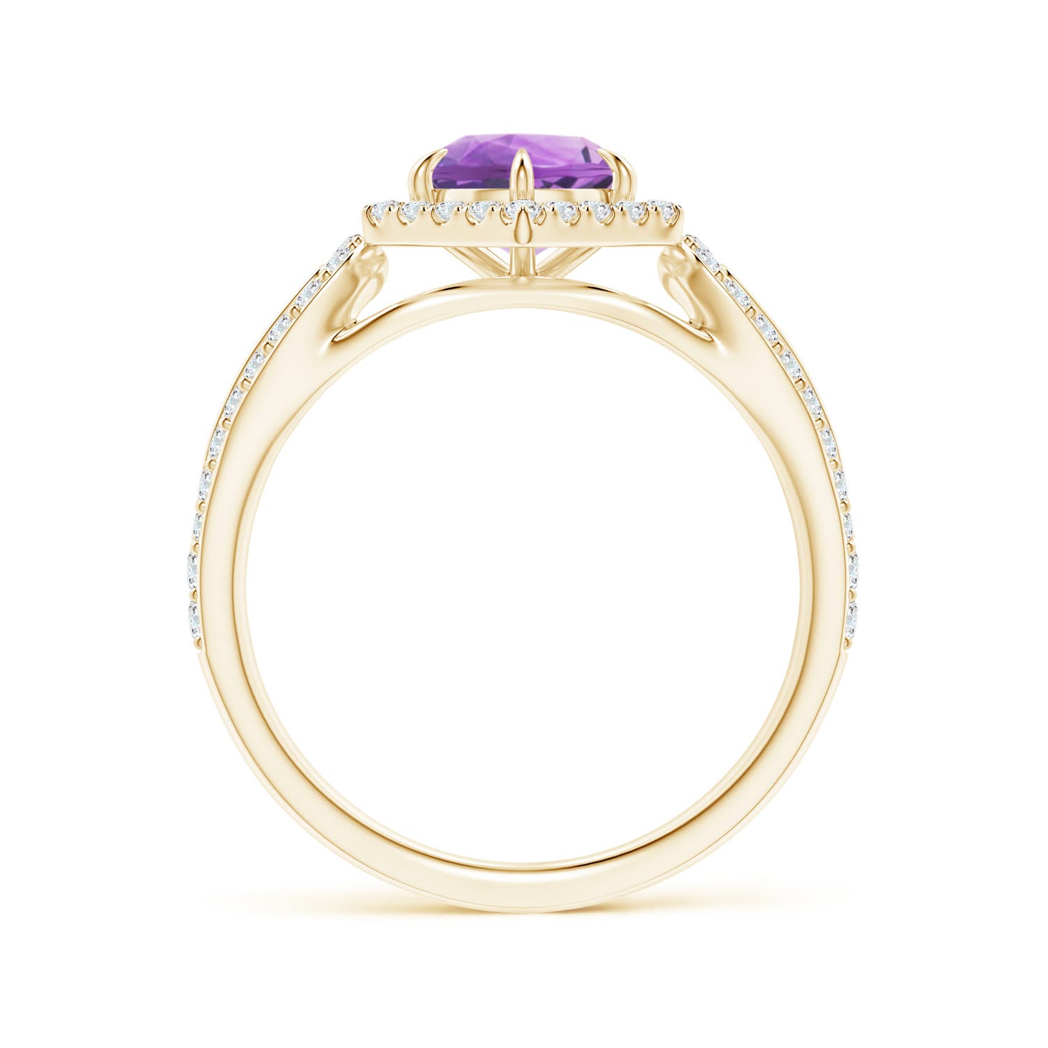 A - Amethyst / 1.26 CT / 14 KT Yellow Gold