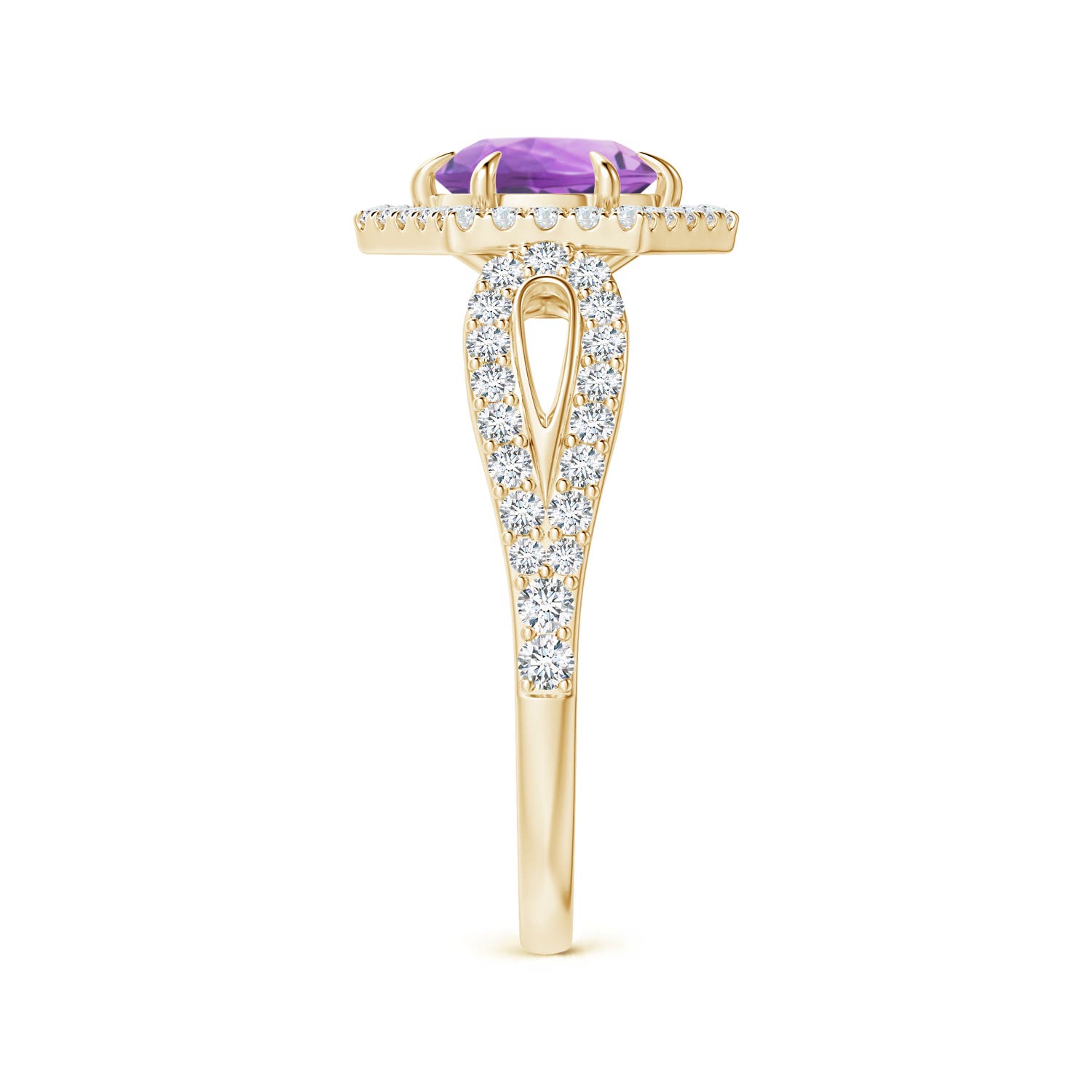 A - Amethyst / 1.26 CT / 14 KT Yellow Gold