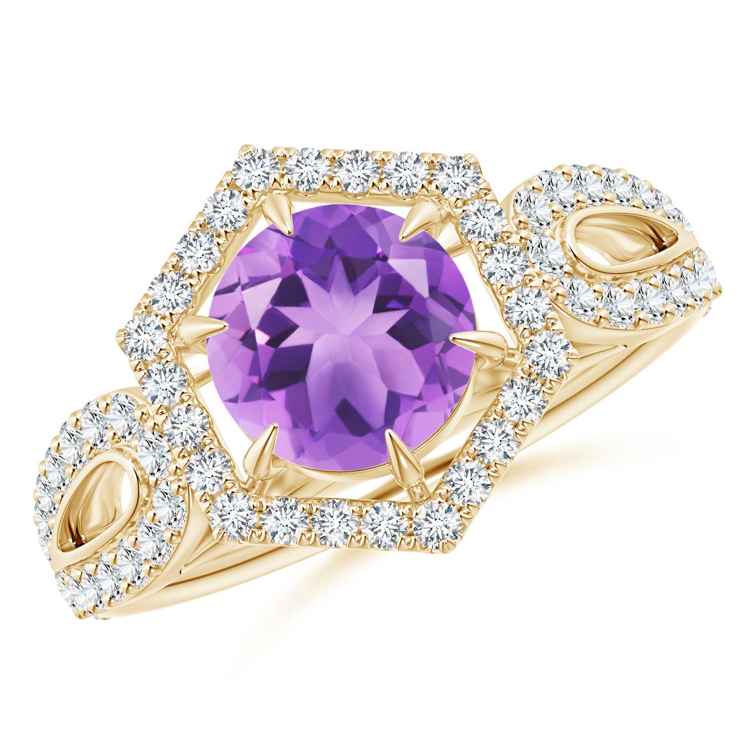 A - Amethyst / 1.75 CT / 14 KT Yellow Gold