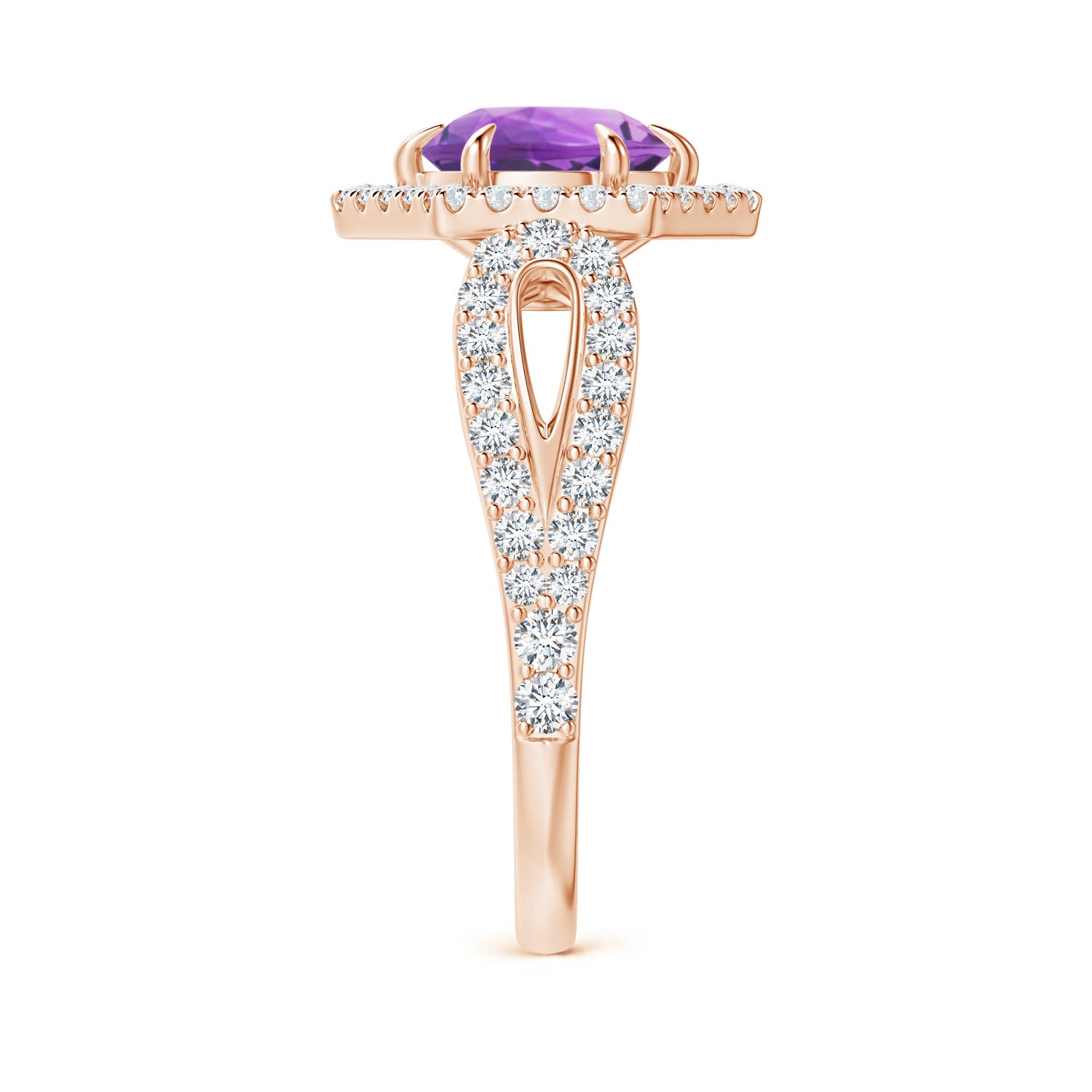 AA - Amethyst / 1.75 CT / 14 KT Rose Gold