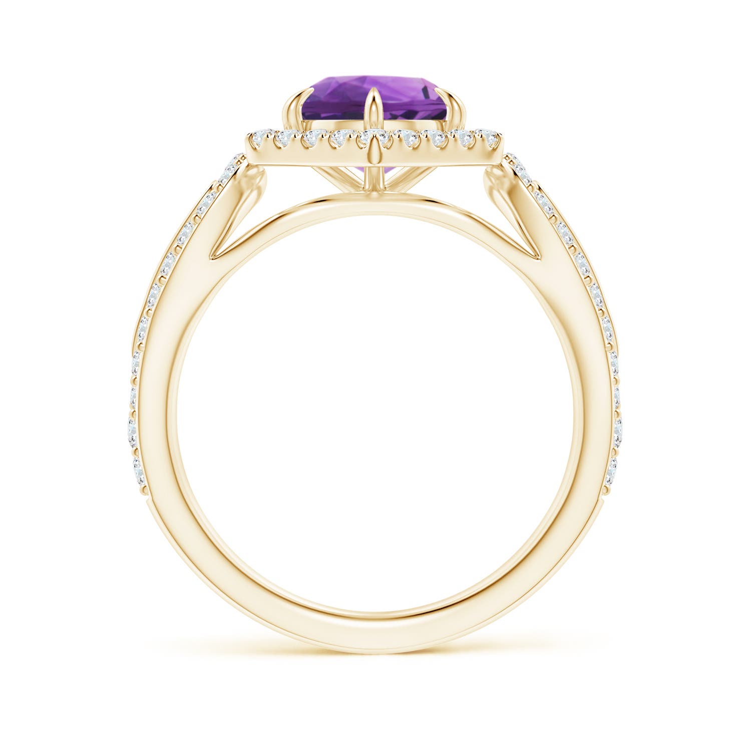 AAA - Amethyst / 1.75 CT / 14 KT Yellow Gold