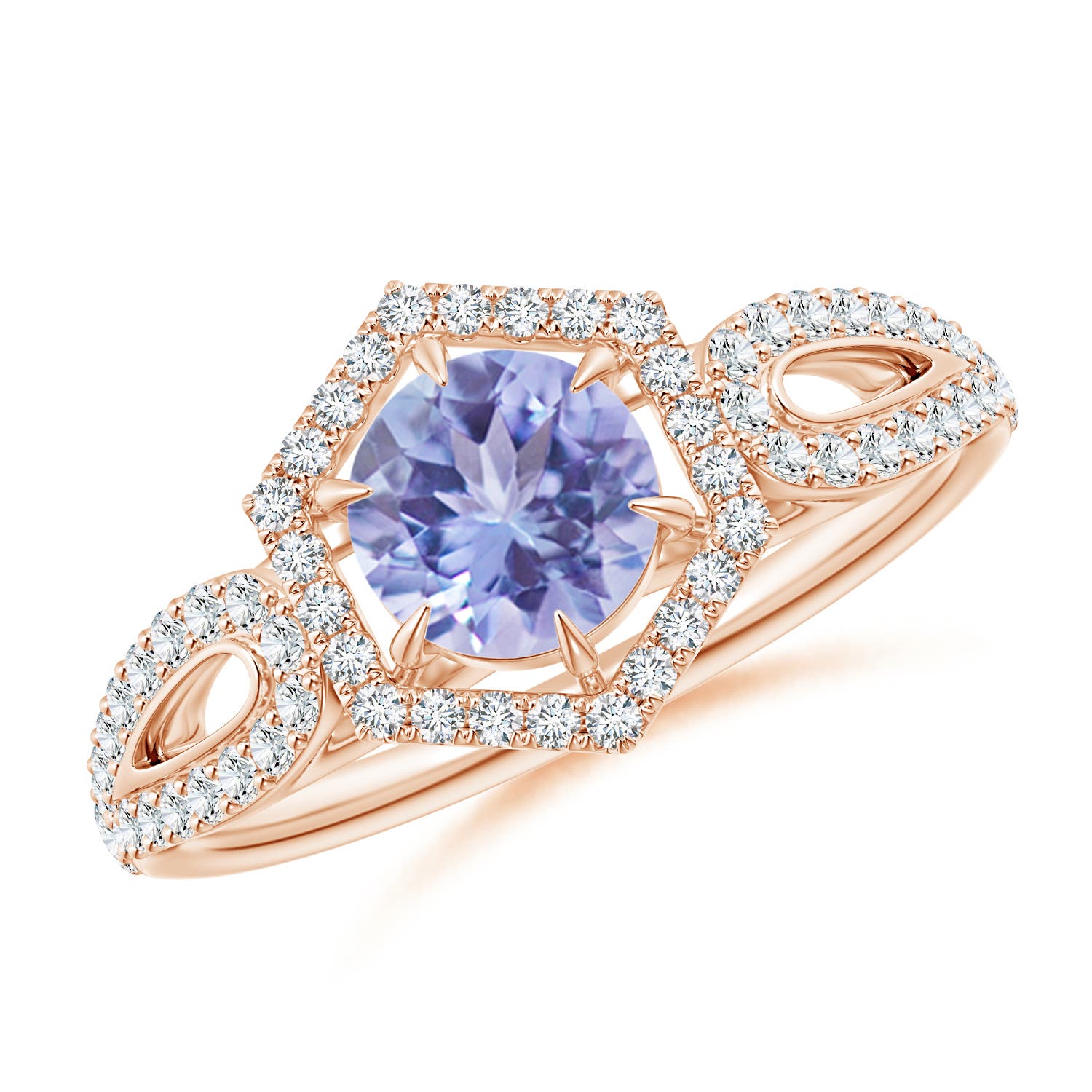 AA - Tanzanite / 0.82 CT / 14 KT Rose Gold