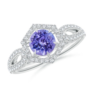 Round AAA Tanzanite