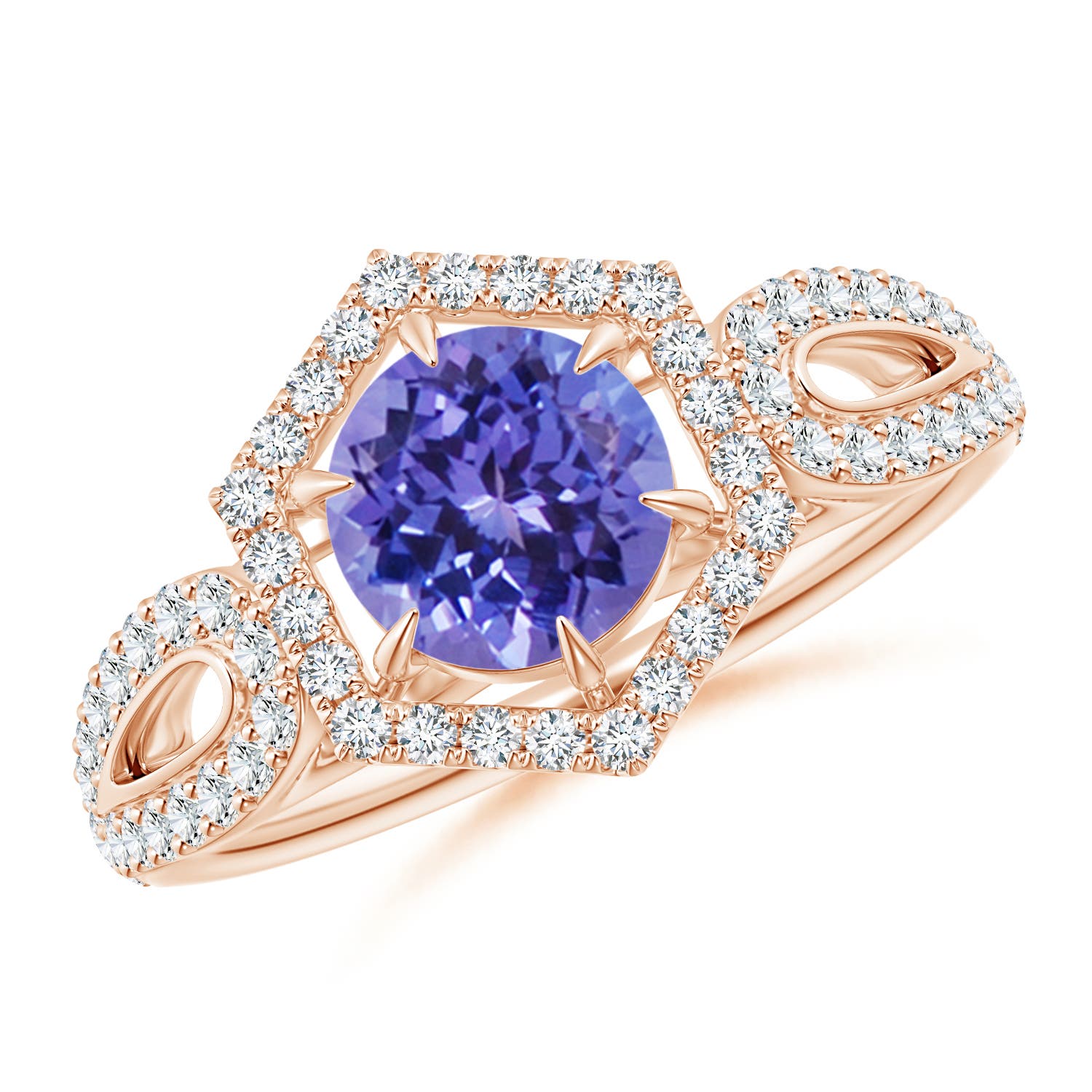 AA - Tanzanite / 1.36 CT / 14 KT Rose Gold