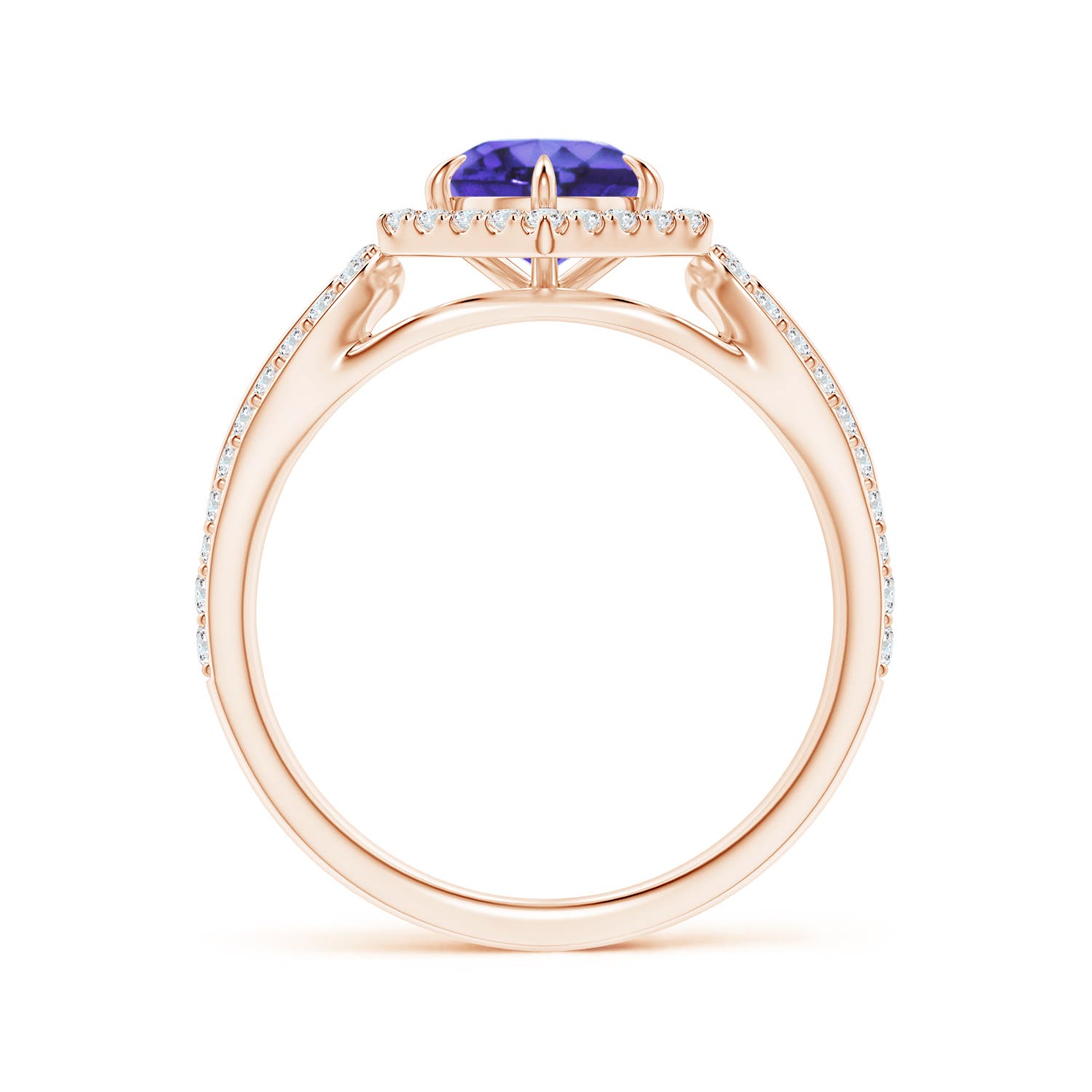 AA - Tanzanite / 1.36 CT / 14 KT Rose Gold