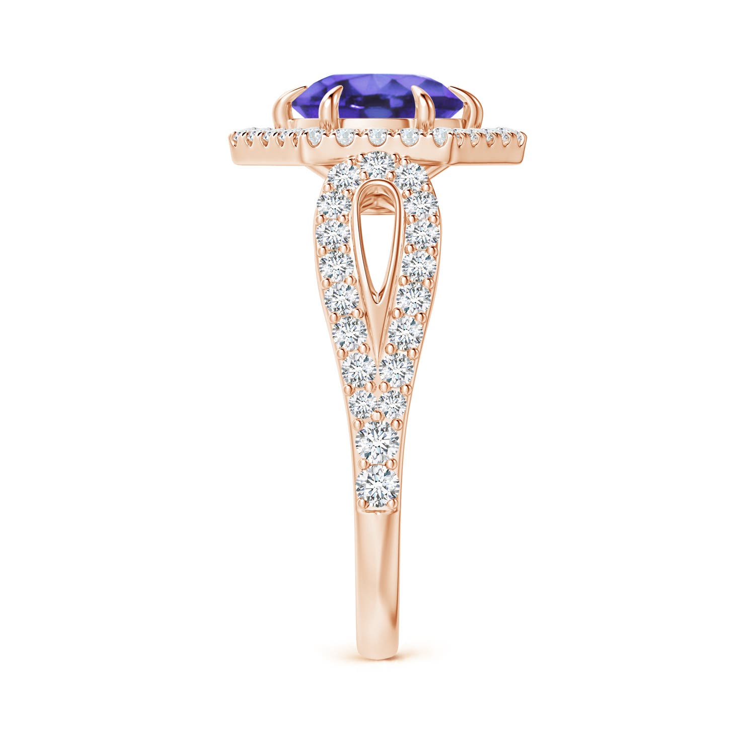 AA - Tanzanite / 2.05 CT / 14 KT Rose Gold