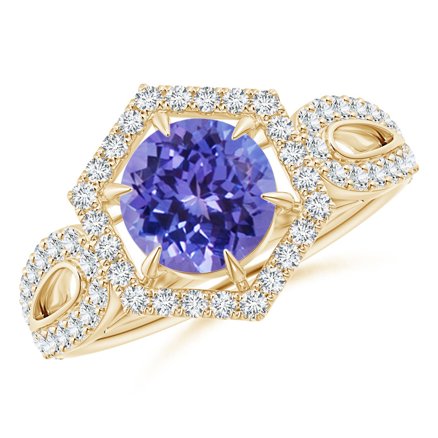 AA - Tanzanite / 2.05 CT / 14 KT Yellow Gold