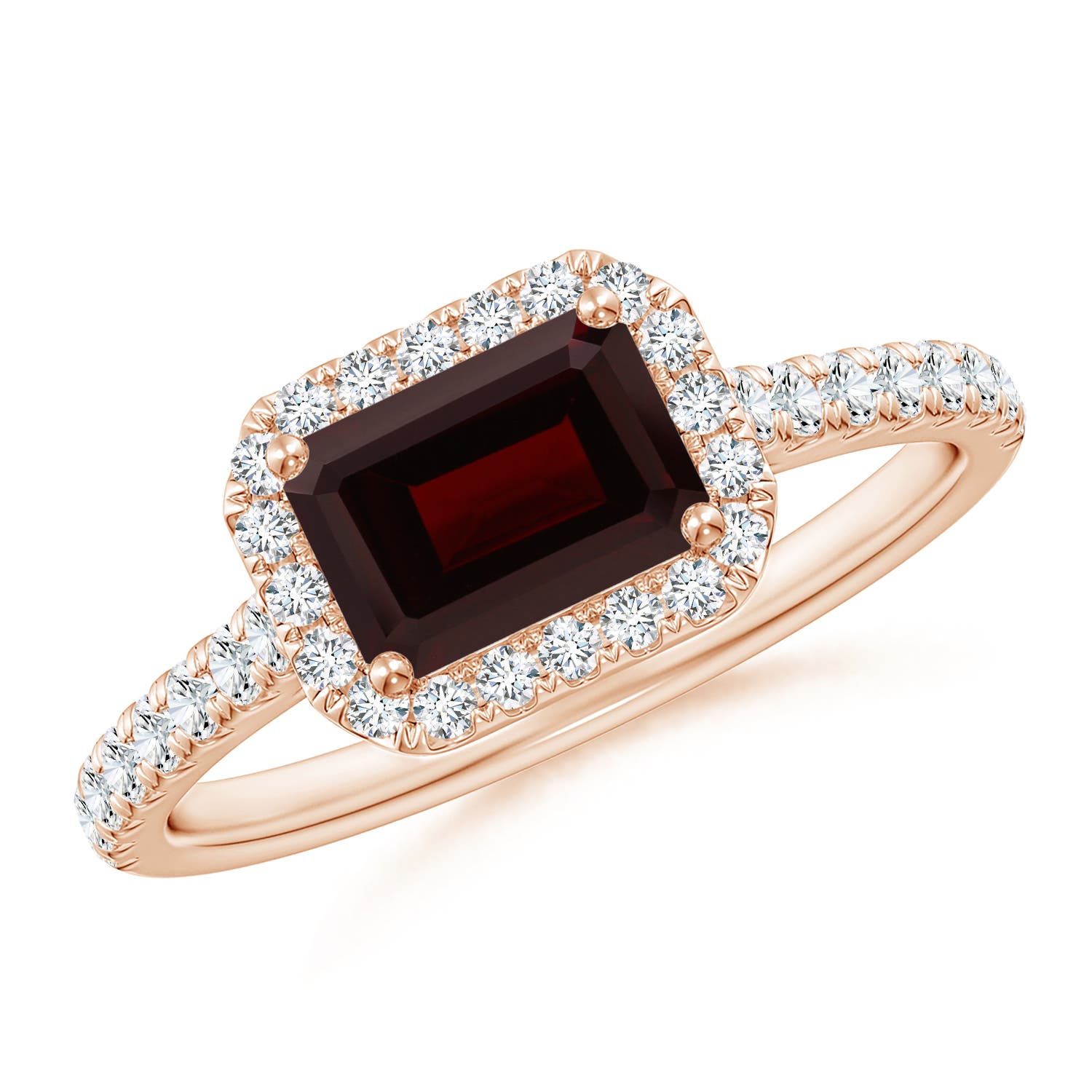 A - Garnet / 1.55 CT / 14 KT Rose Gold