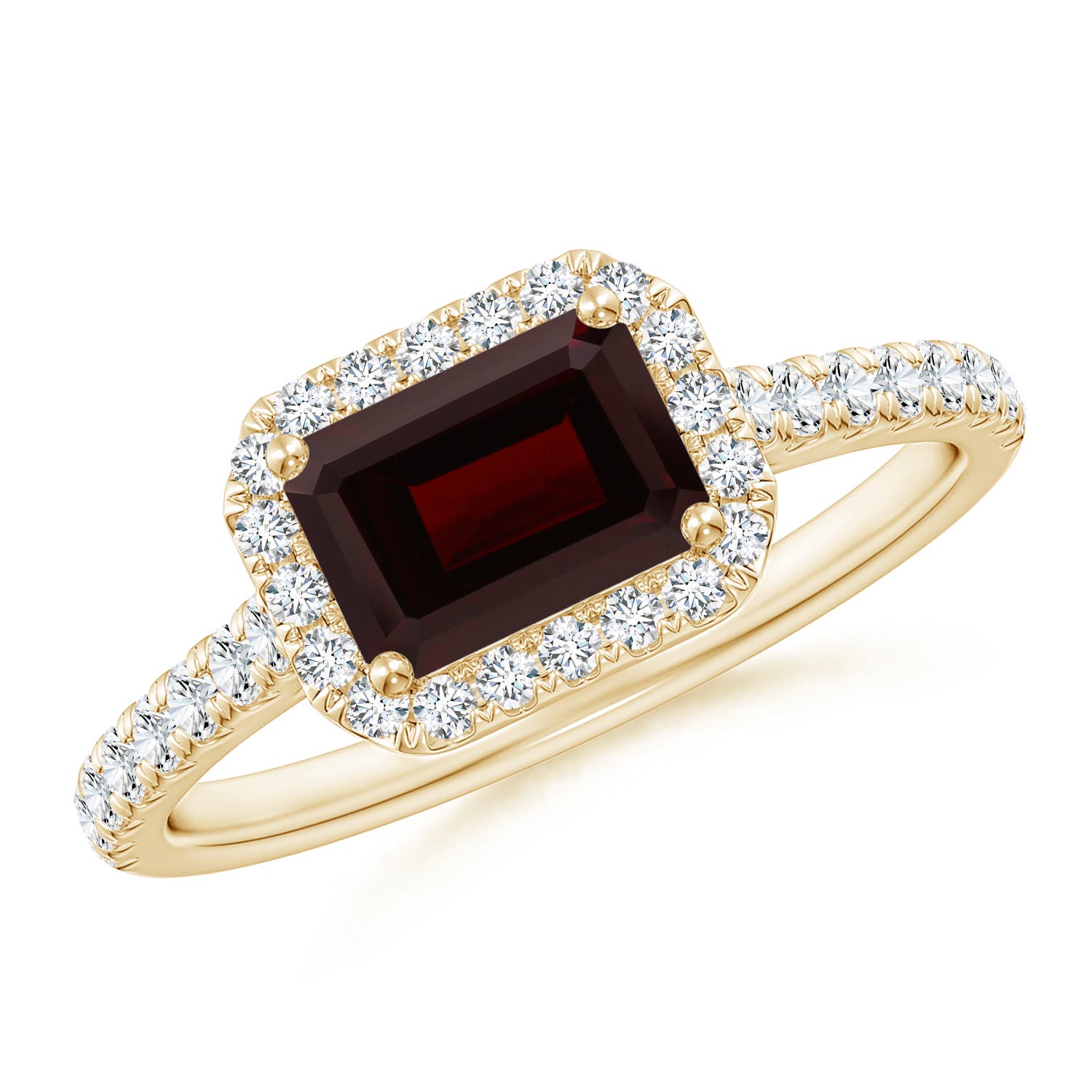 A - Garnet / 1.55 CT / 14 KT Yellow Gold