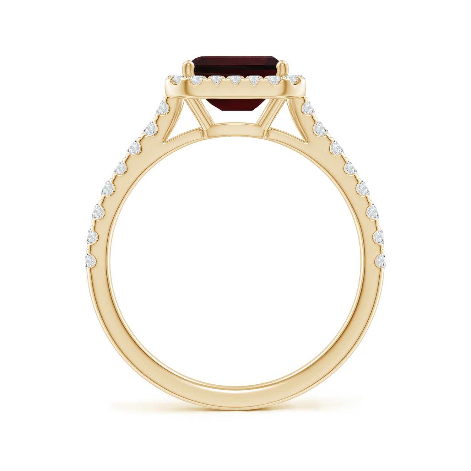 A - Garnet / 1.55 CT / 14 KT Yellow Gold