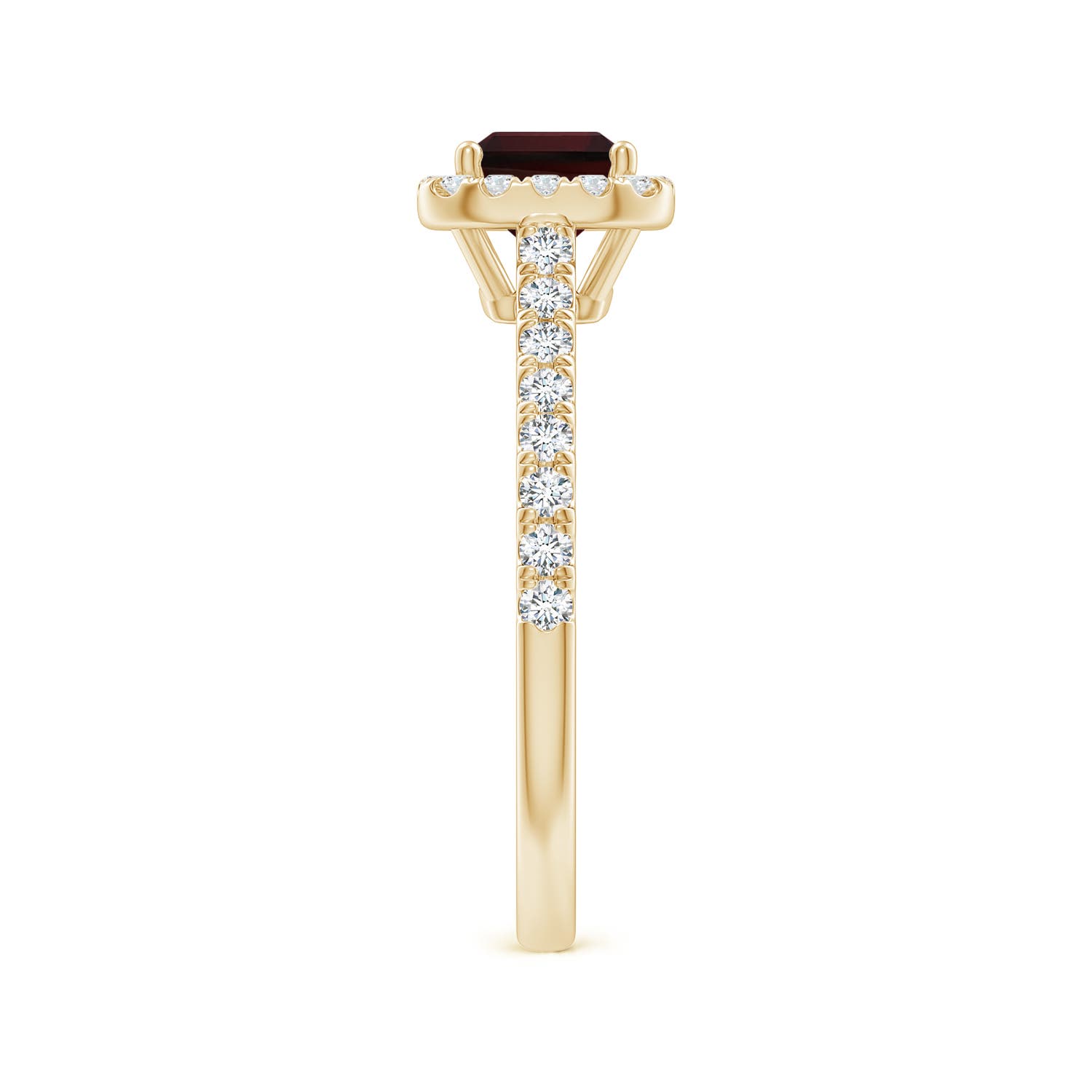 A - Garnet / 1.55 CT / 14 KT Yellow Gold