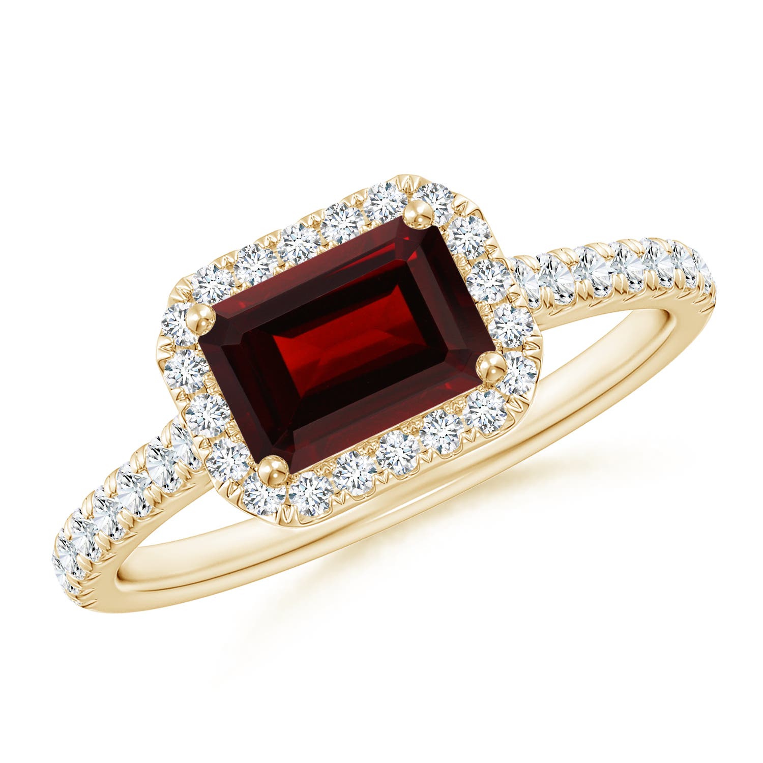 AA - Garnet / 1.55 CT / 14 KT Yellow Gold