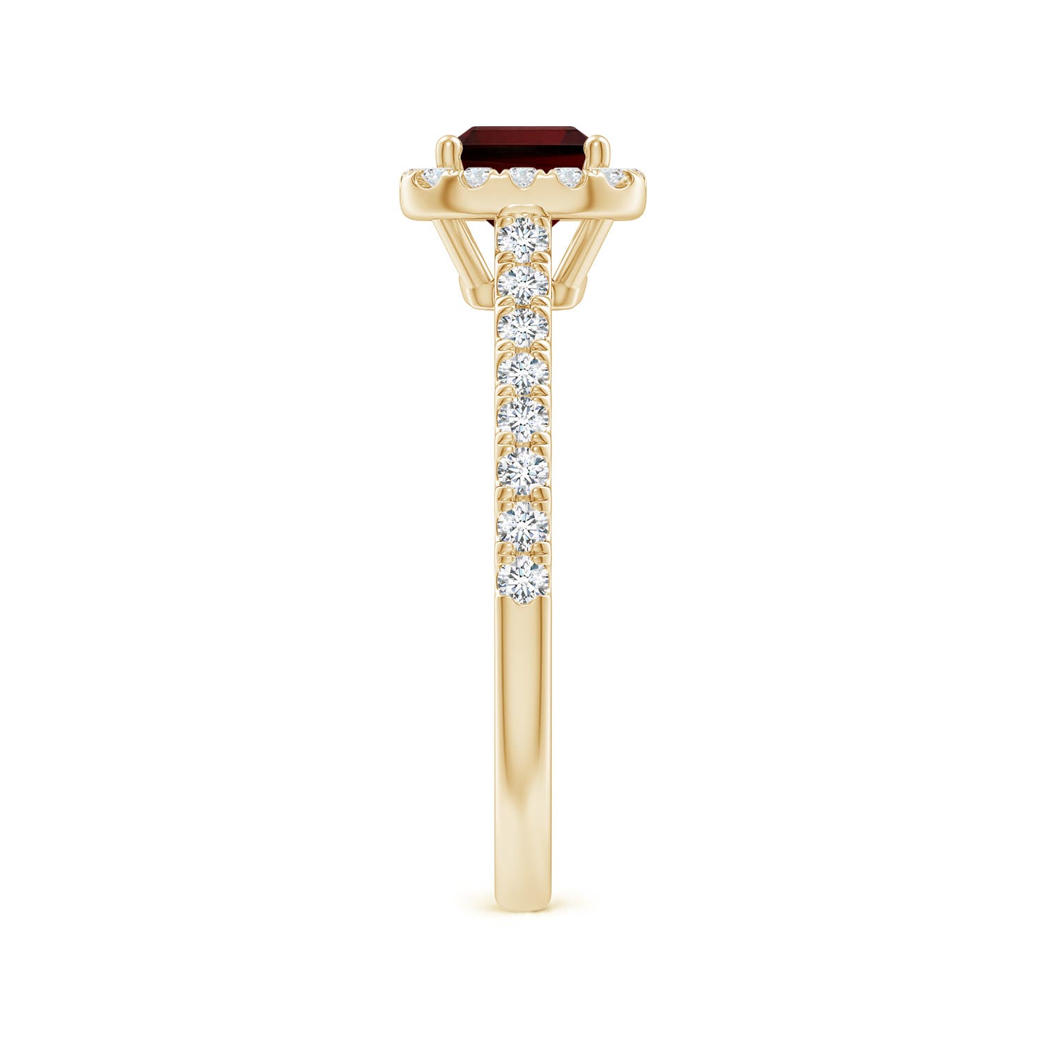 AA - Garnet / 1.55 CT / 14 KT Yellow Gold