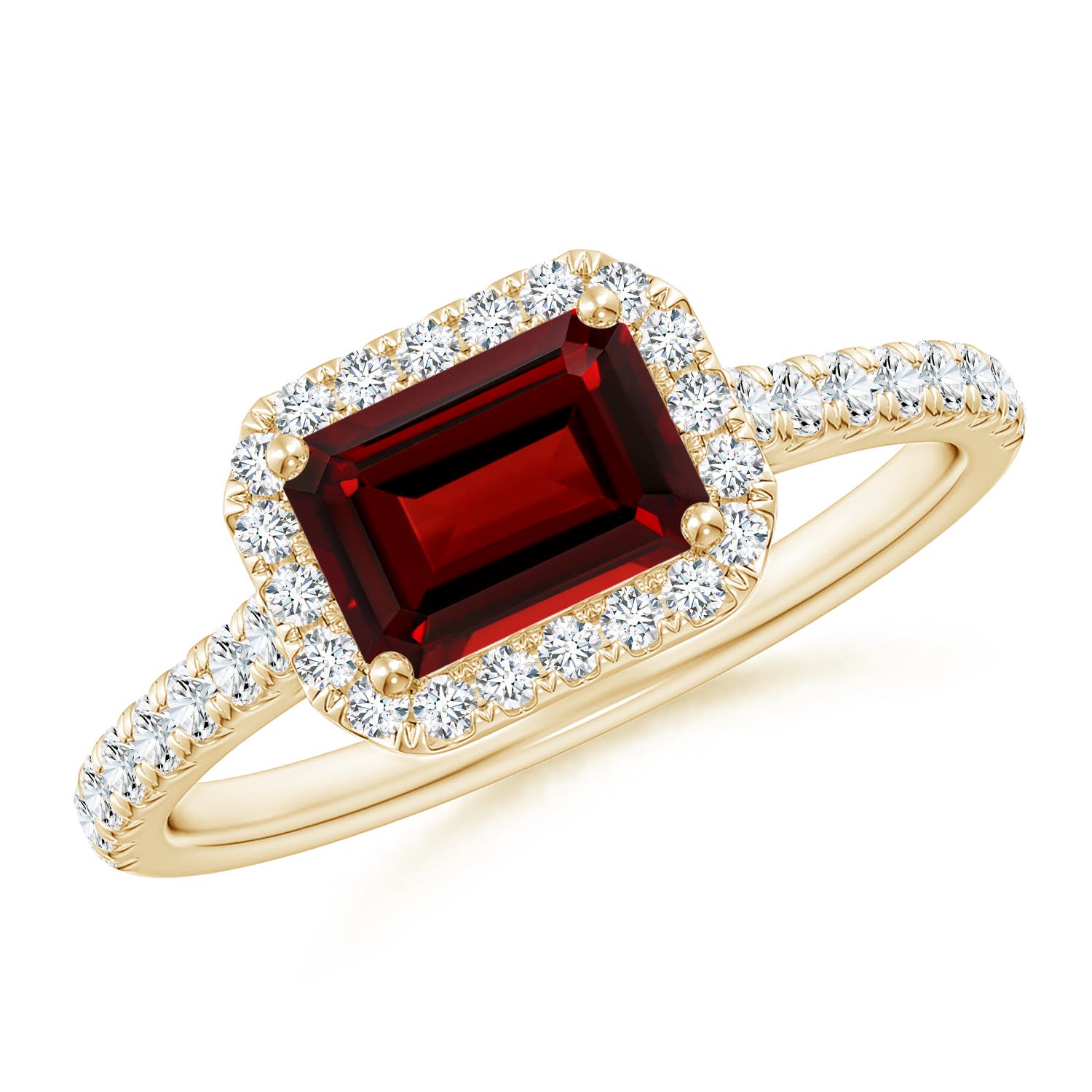 AAAA - Garnet / 1.55 CT / 14 KT Yellow Gold