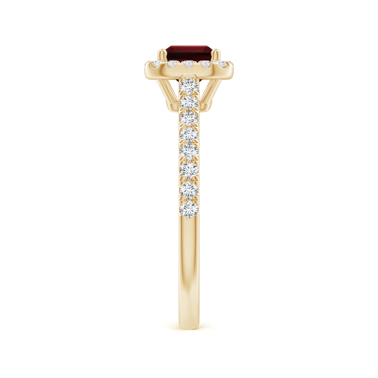 AAAA - Garnet / 1.55 CT / 14 KT Yellow Gold