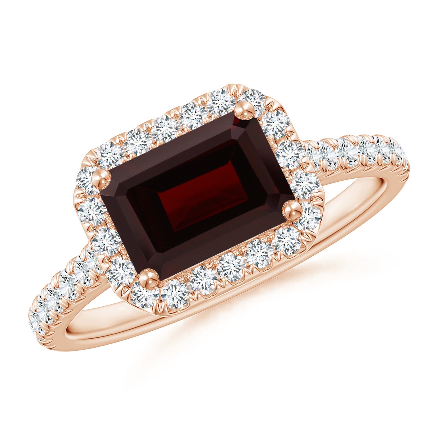 A - Garnet / 2.23 CT / 14 KT Rose Gold