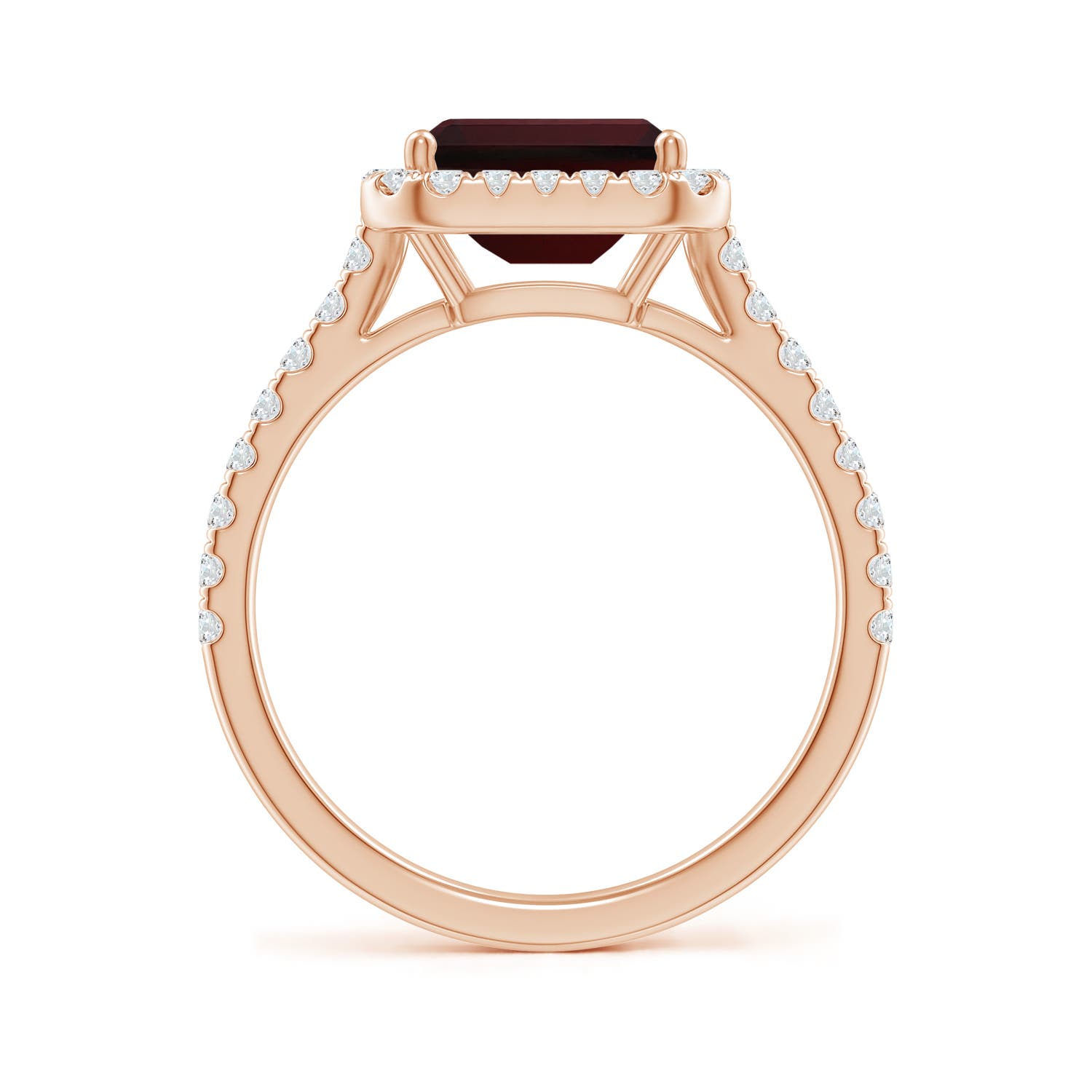 A - Garnet / 2.23 CT / 14 KT Rose Gold