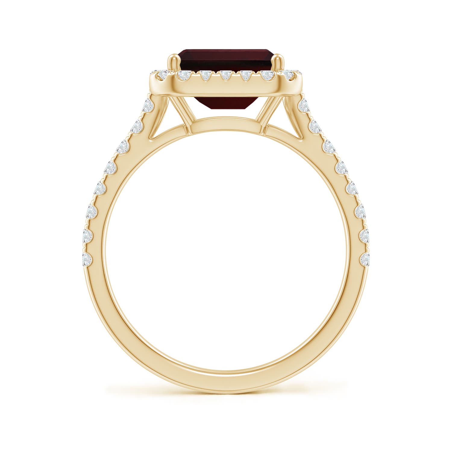 A - Garnet / 2.23 CT / 14 KT Yellow Gold