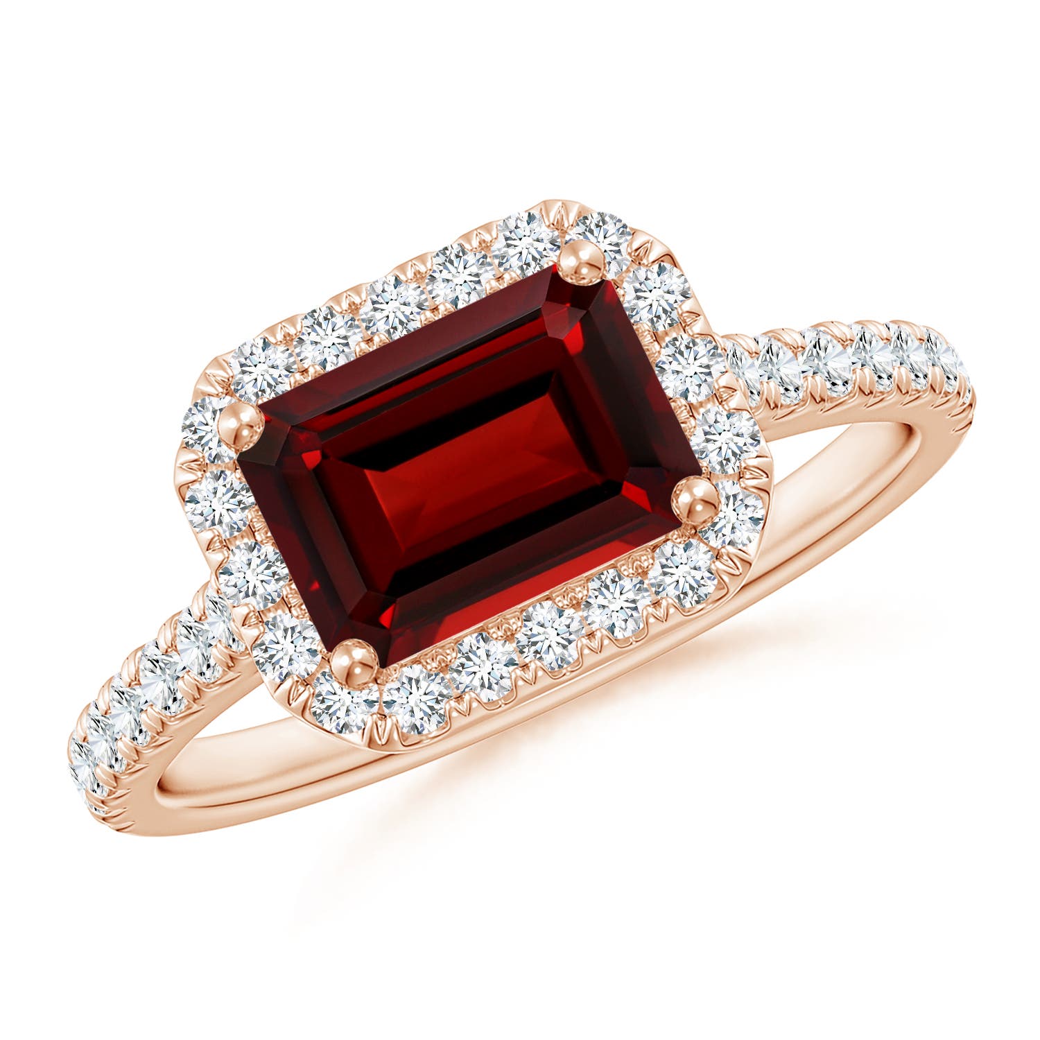 AAAA - Garnet / 2.23 CT / 14 KT Rose Gold