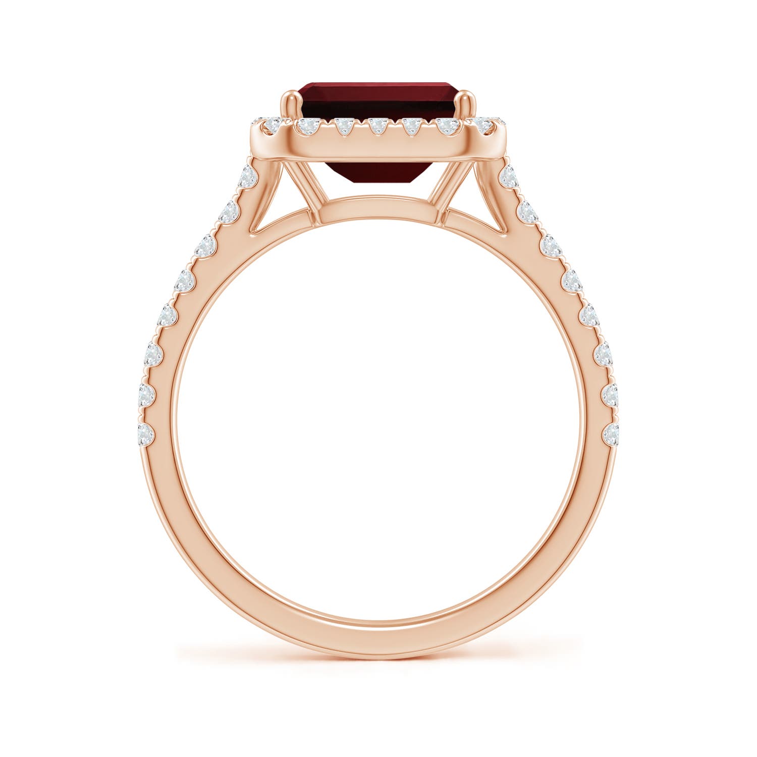 AAAA - Garnet / 2.23 CT / 14 KT Rose Gold