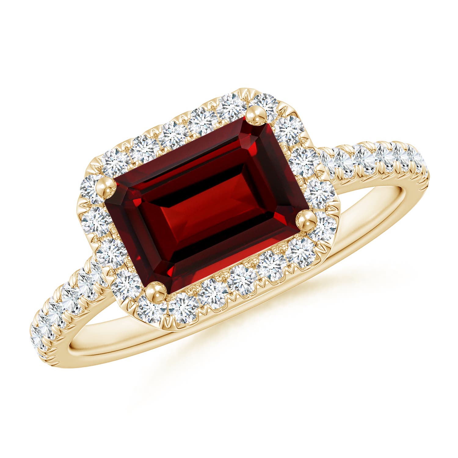 AAAA - Garnet / 2.23 CT / 14 KT Yellow Gold