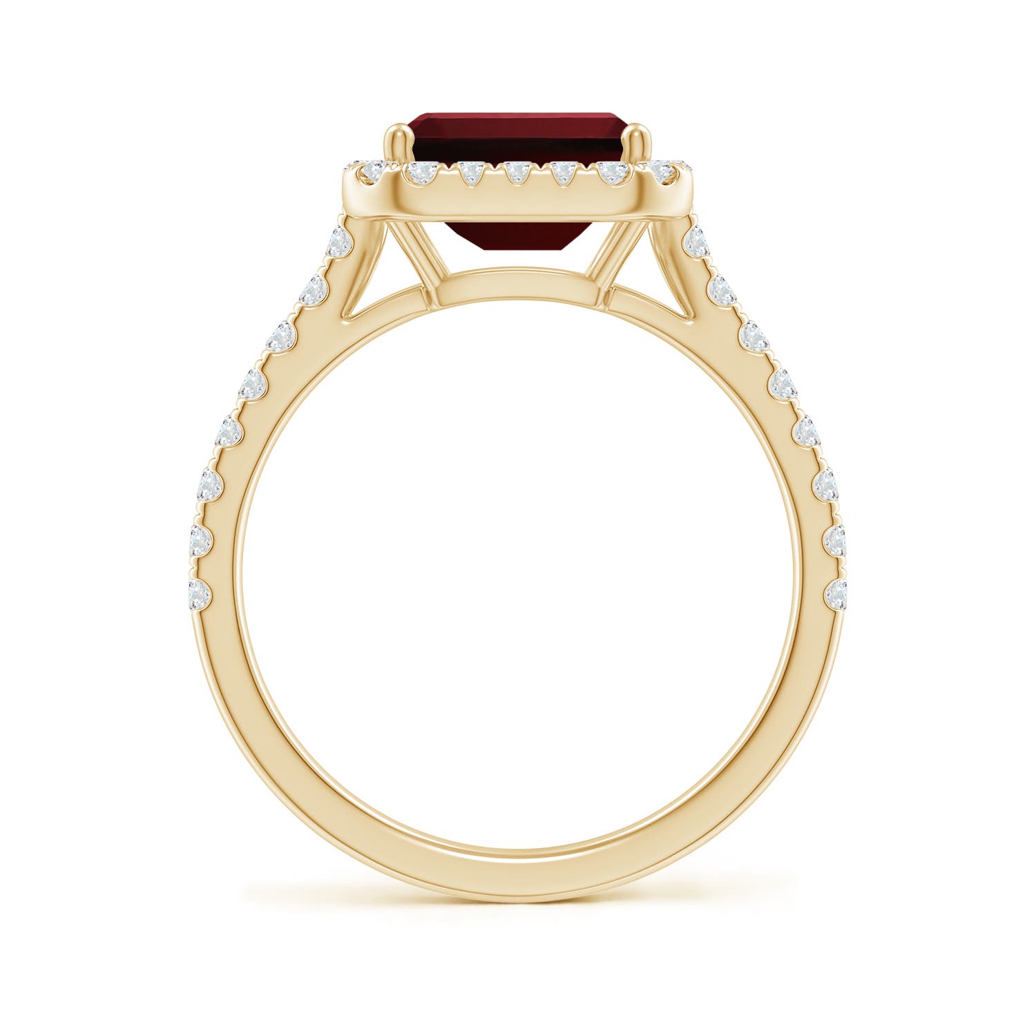 AAAA - Garnet / 2.23 CT / 14 KT Yellow Gold