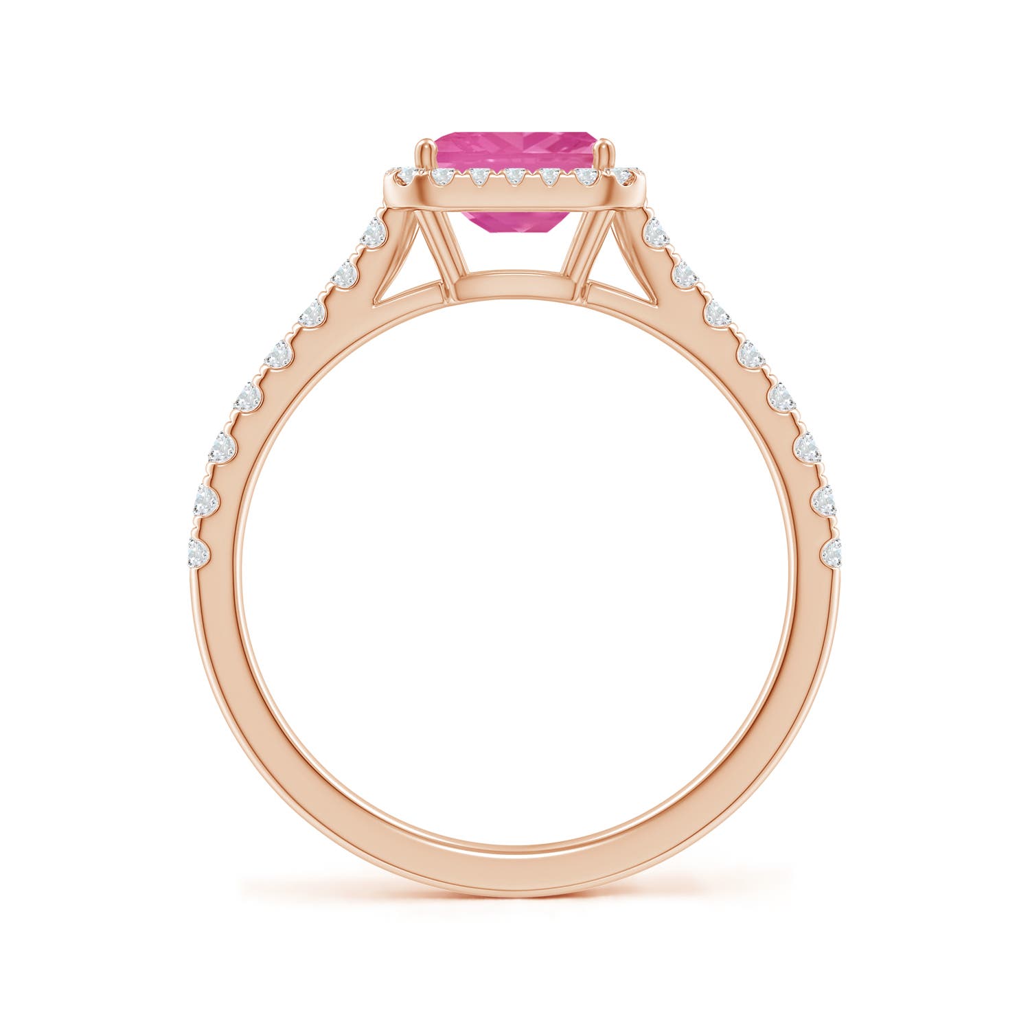 AA - Pink Sapphire / 0.94 CT / 14 KT Rose Gold