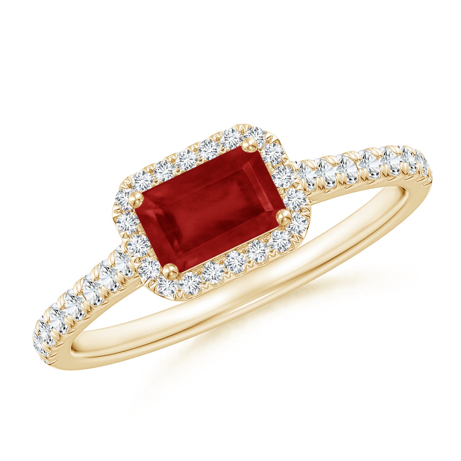 AA - Ruby / 0.94 CT / 14 KT Yellow Gold