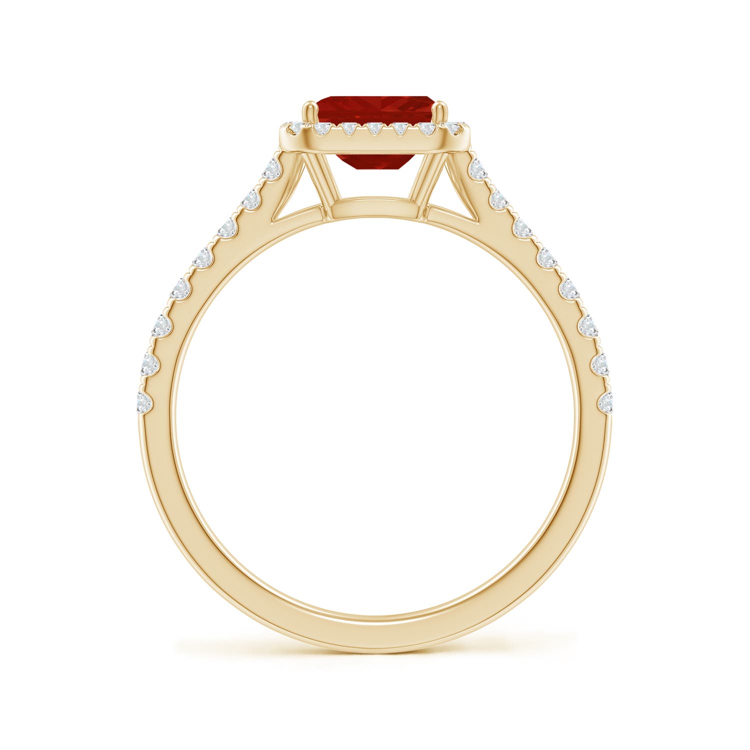 AA - Ruby / 0.94 CT / 14 KT Yellow Gold