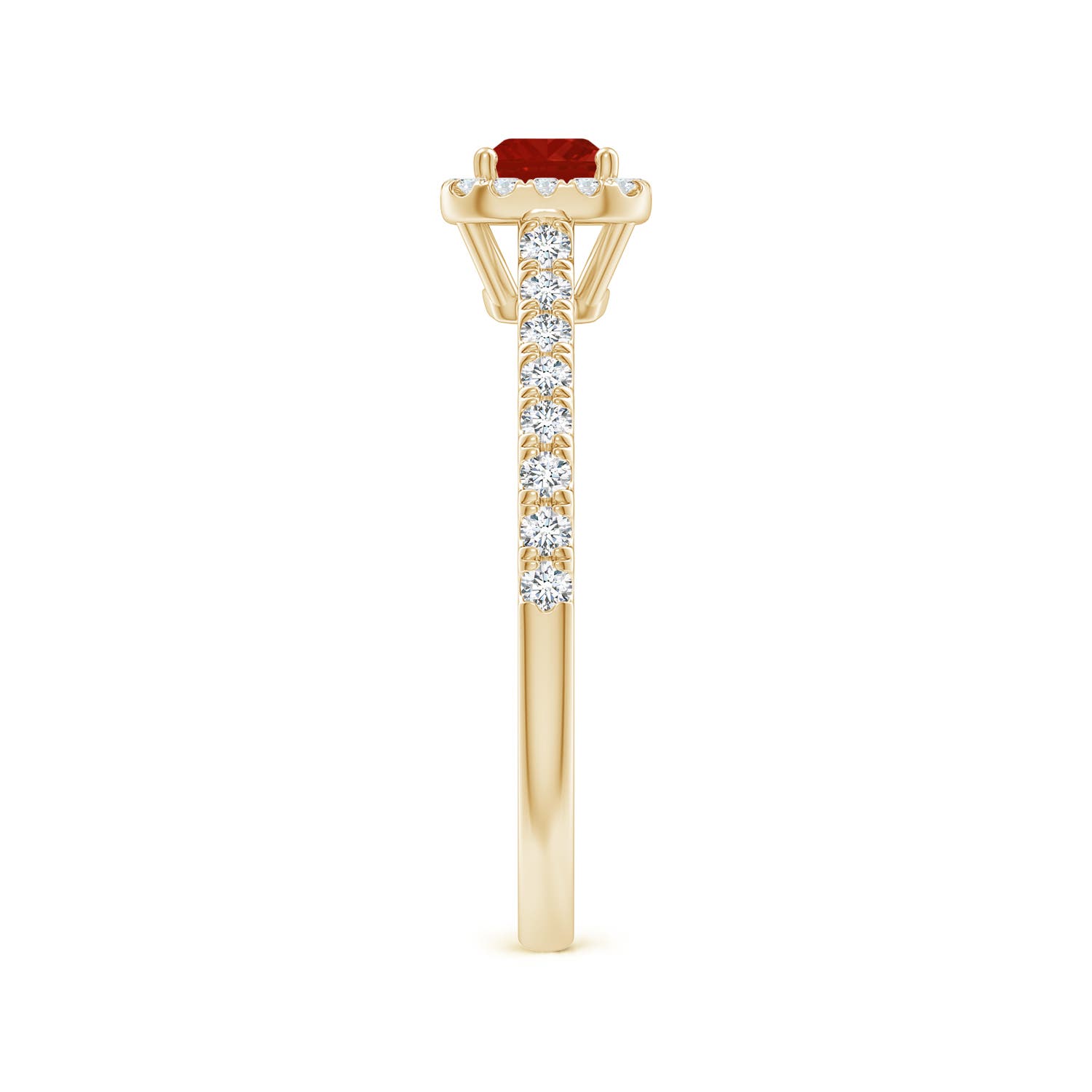 AA - Ruby / 0.94 CT / 14 KT Yellow Gold