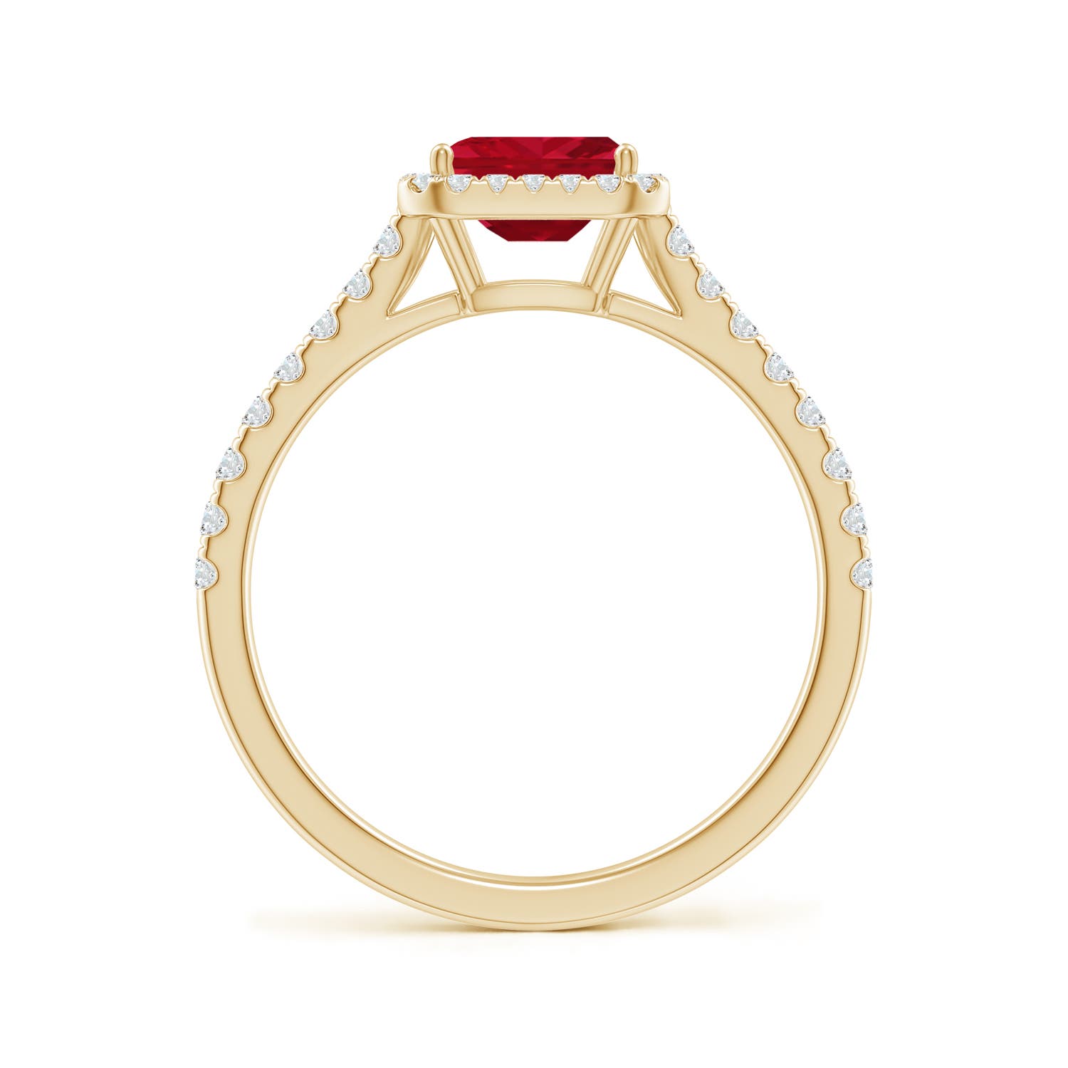 AAA - Ruby / 0.94 CT / 14 KT Yellow Gold