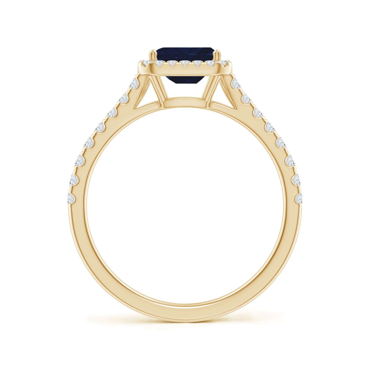 AA - Blue Sapphire / 0.94 CT / 14 KT Yellow Gold