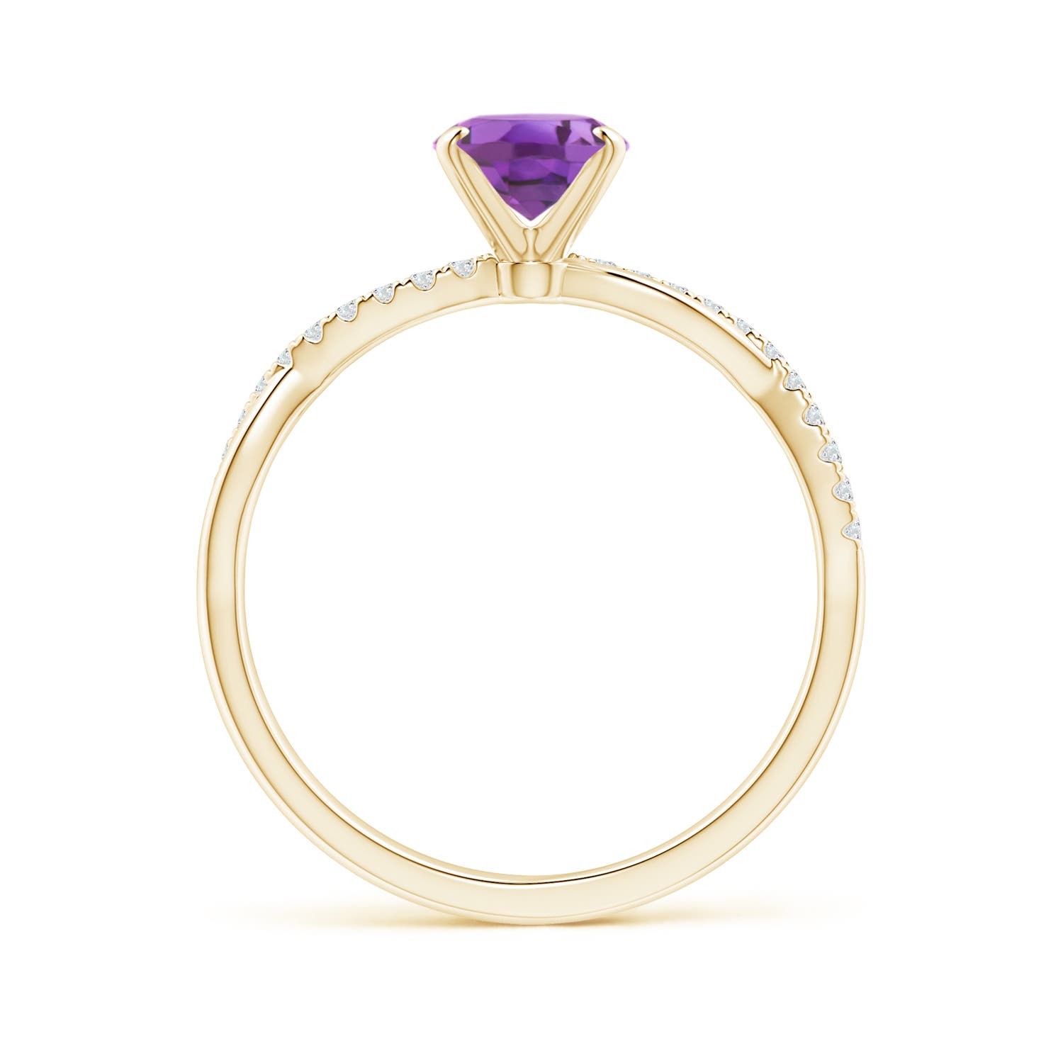 A - Amethyst / 1.26 CT / 14 KT Yellow Gold