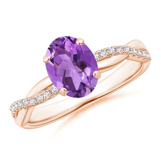 Oval AA Amethyst