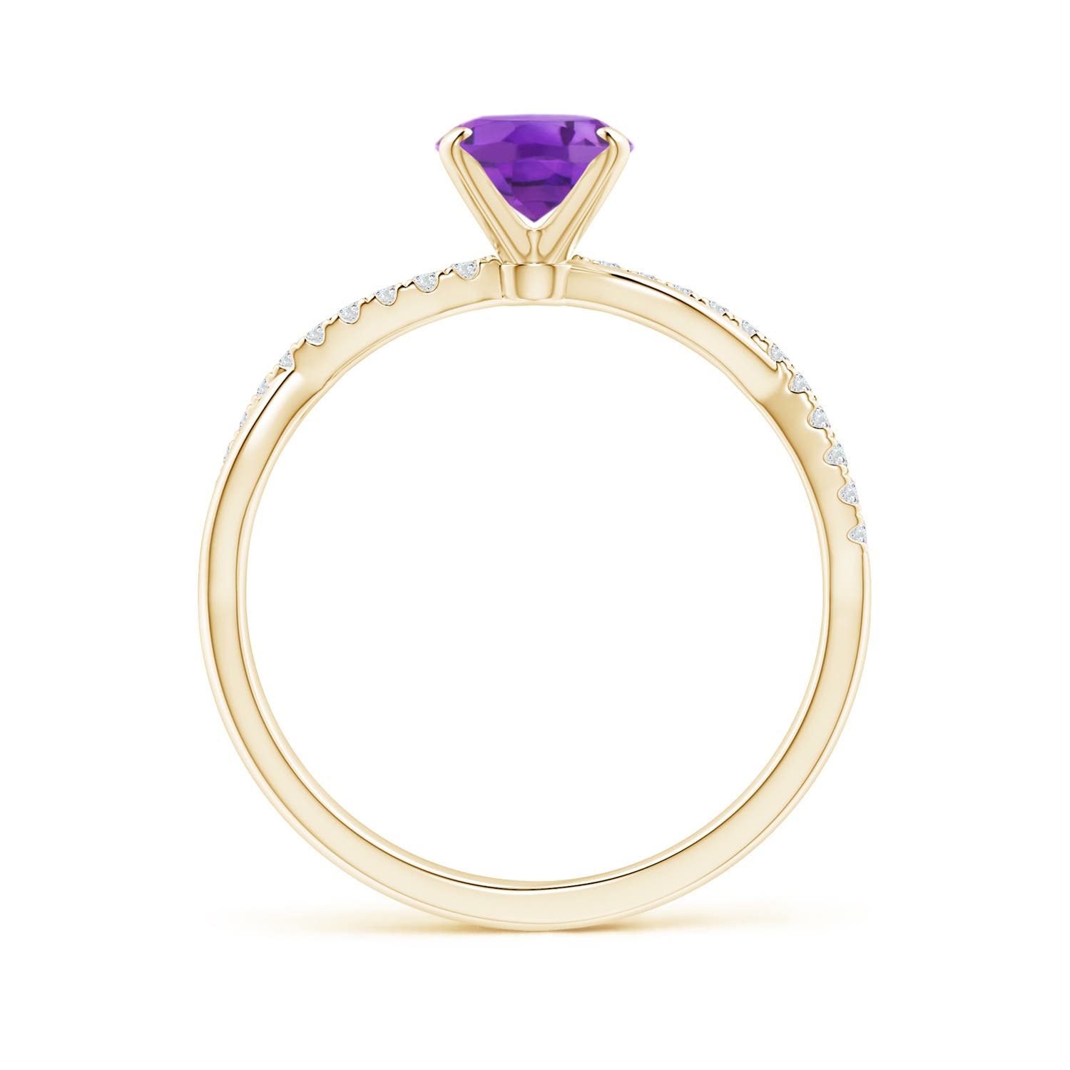 AA - Amethyst / 1.26 CT / 14 KT Yellow Gold