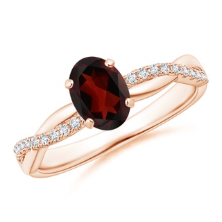 Oval AA Garnet