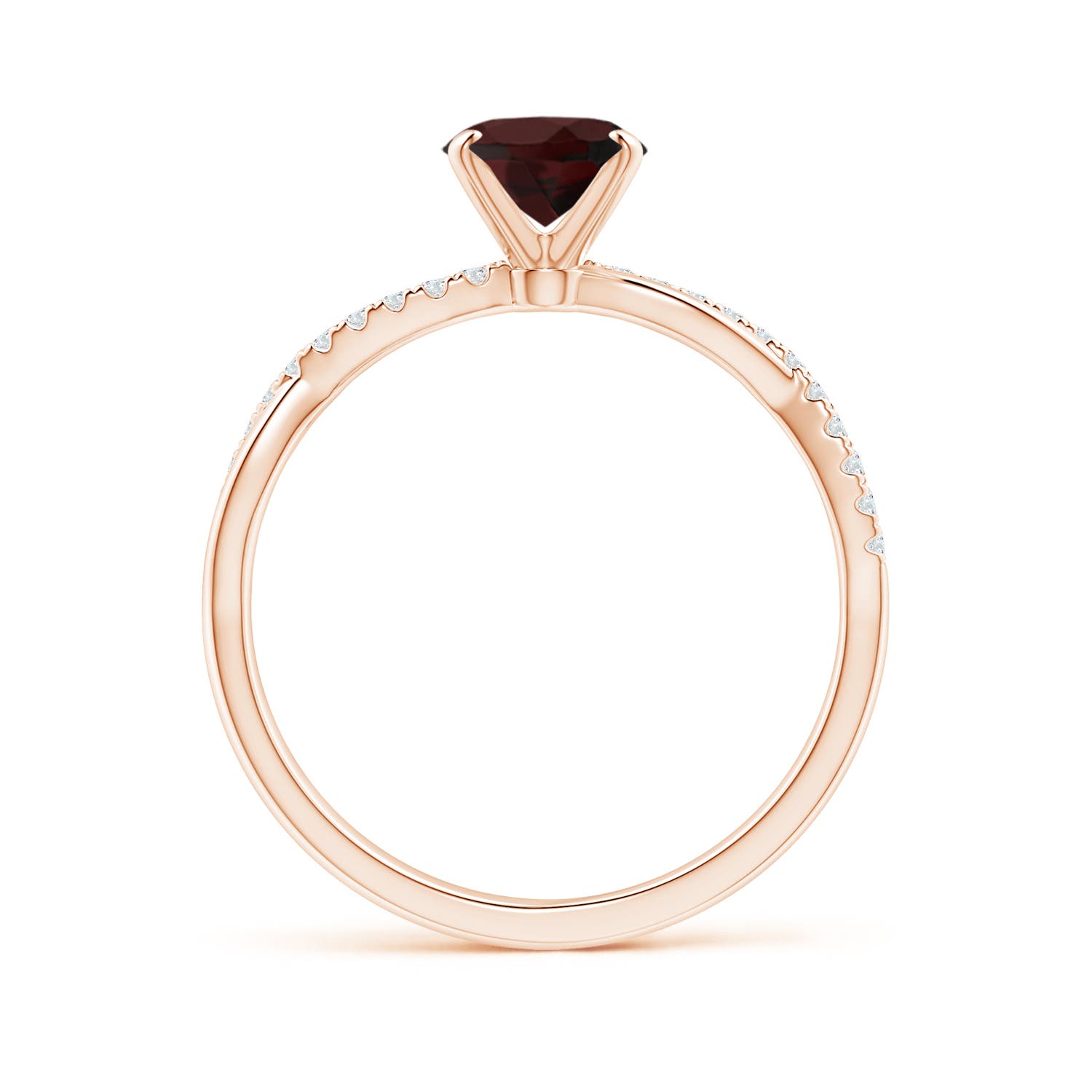 A - Garnet / 1.56 CT / 14 KT Rose Gold