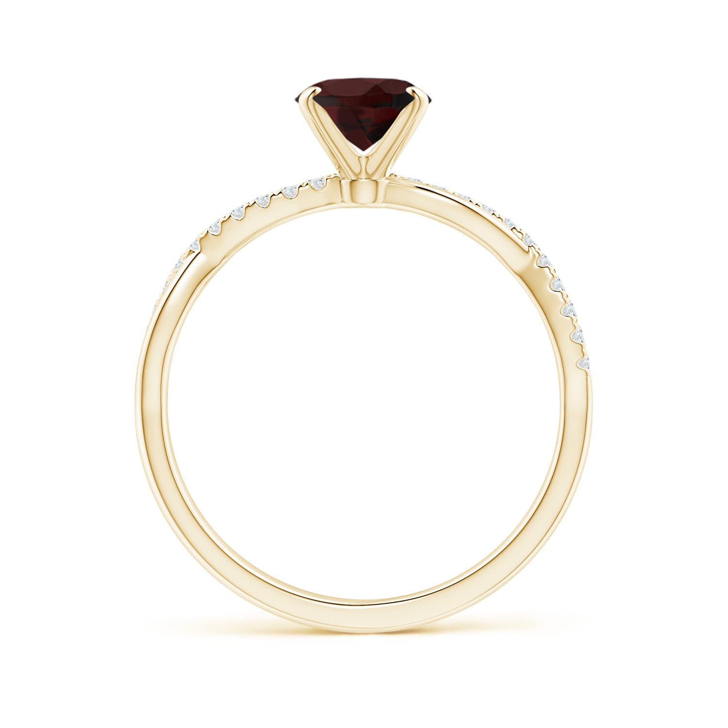 A - Garnet / 1.56 CT / 14 KT Yellow Gold