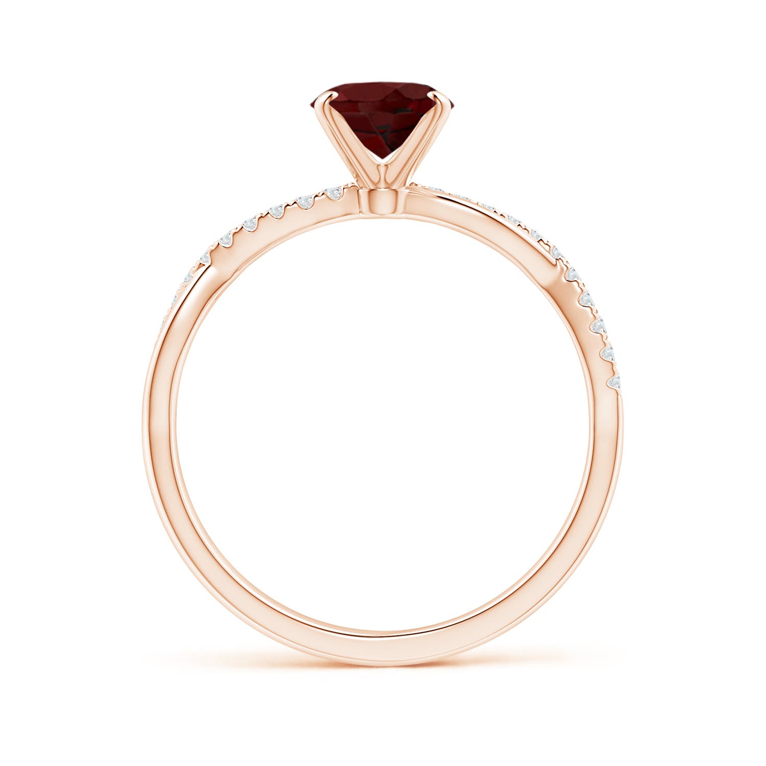 AAA - Garnet / 1.56 CT / 14 KT Rose Gold