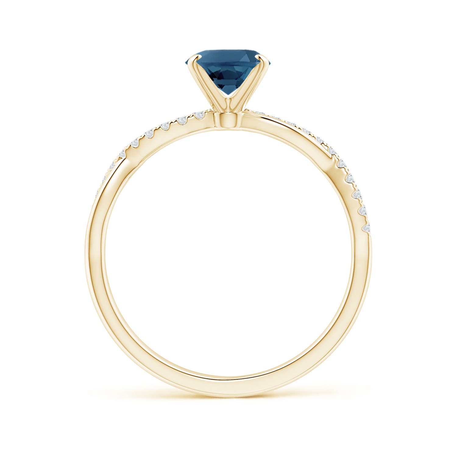 AA - London Blue Topaz / 1.61 CT / 14 KT Yellow Gold