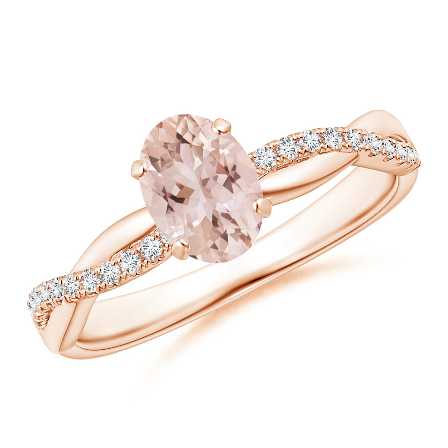 AAA - Morganite / 0.81 CT / 14 KT Rose Gold