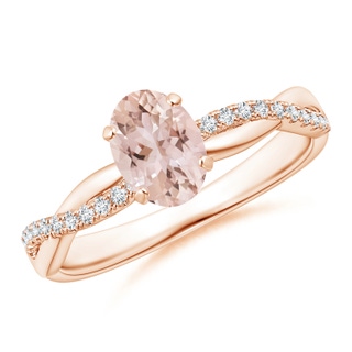 Oval AAA Morganite