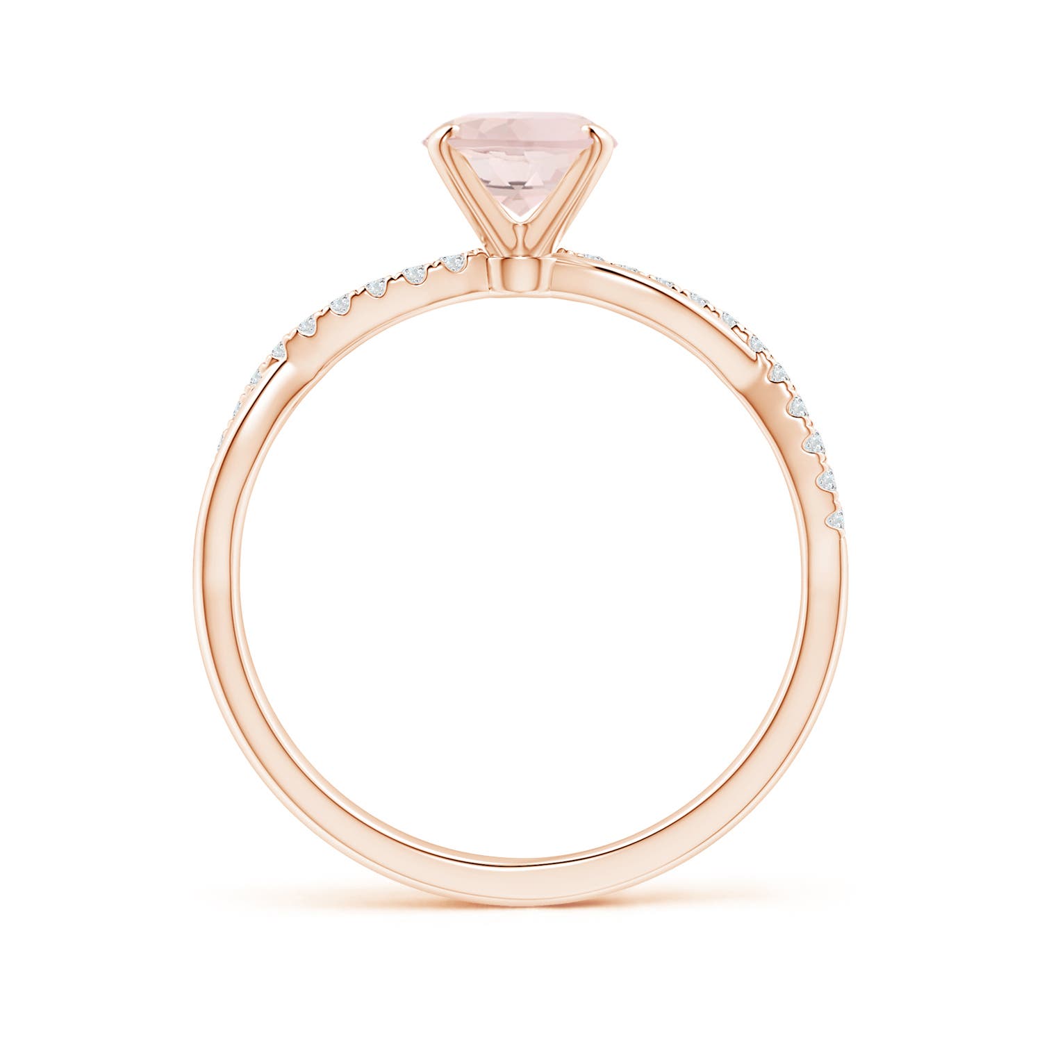 A - Morganite / 1.21 CT / 14 KT Rose Gold