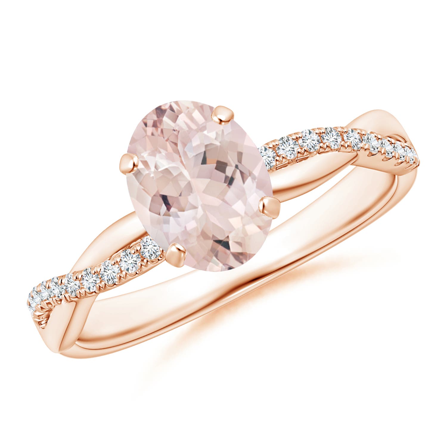 AA - Morganite / 1.21 CT / 14 KT Rose Gold