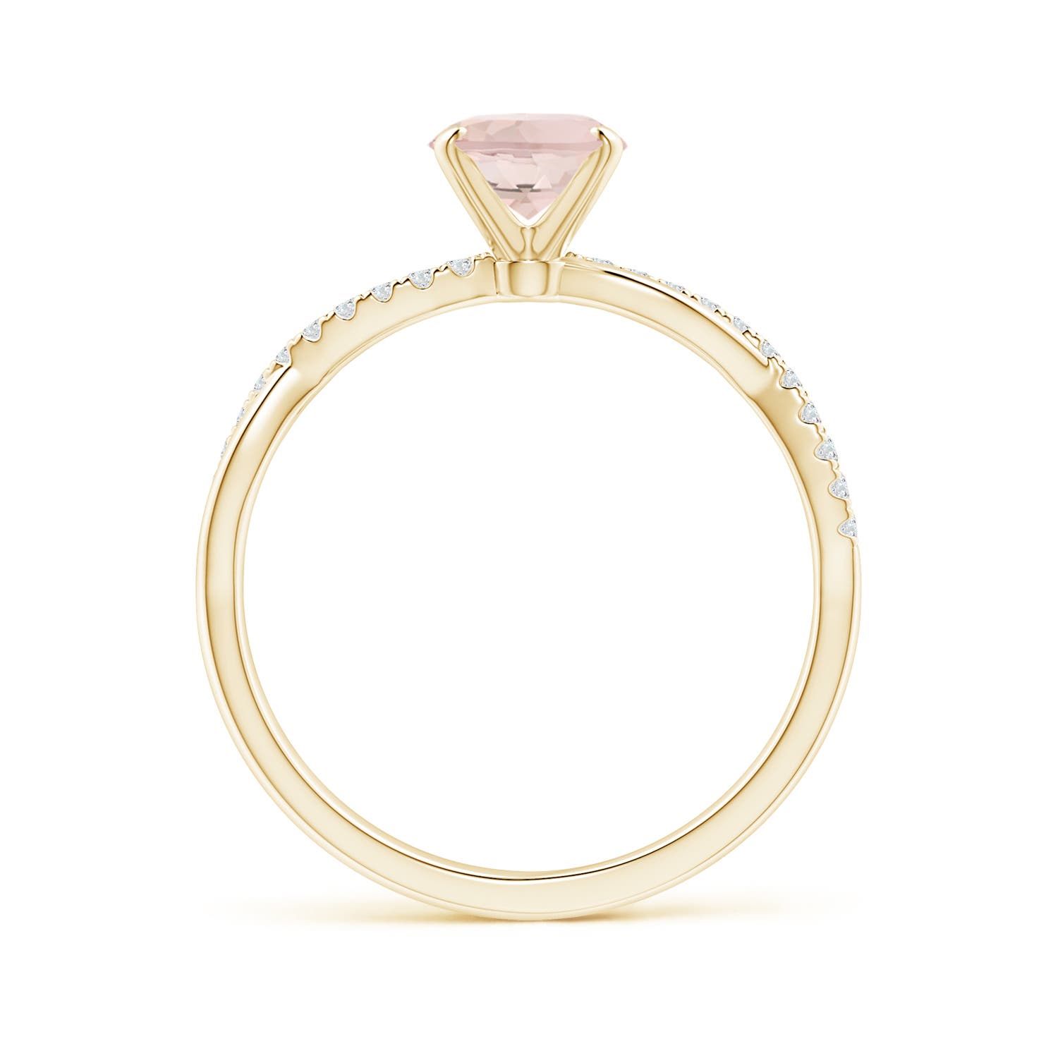 AA - Morganite / 1.21 CT / 14 KT Yellow Gold