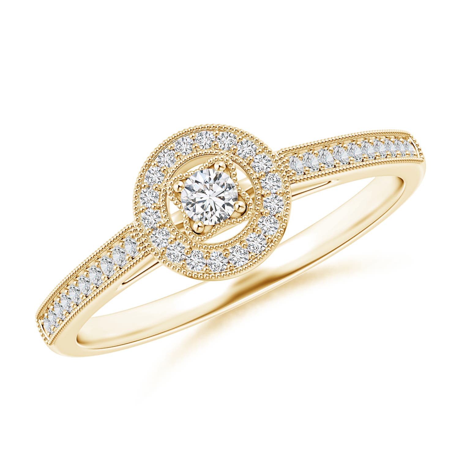 H, SI2 / 0.18 CT / 14 KT Yellow Gold