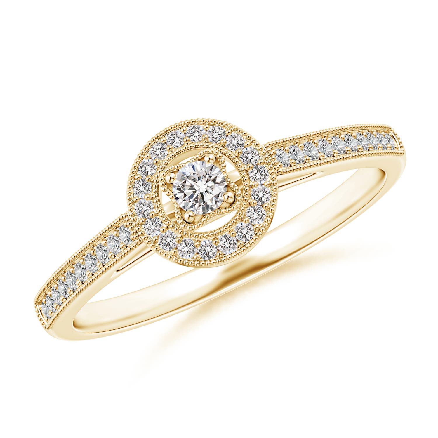 I-J, I1-I2 / 0.18 CT / 14 KT Yellow Gold