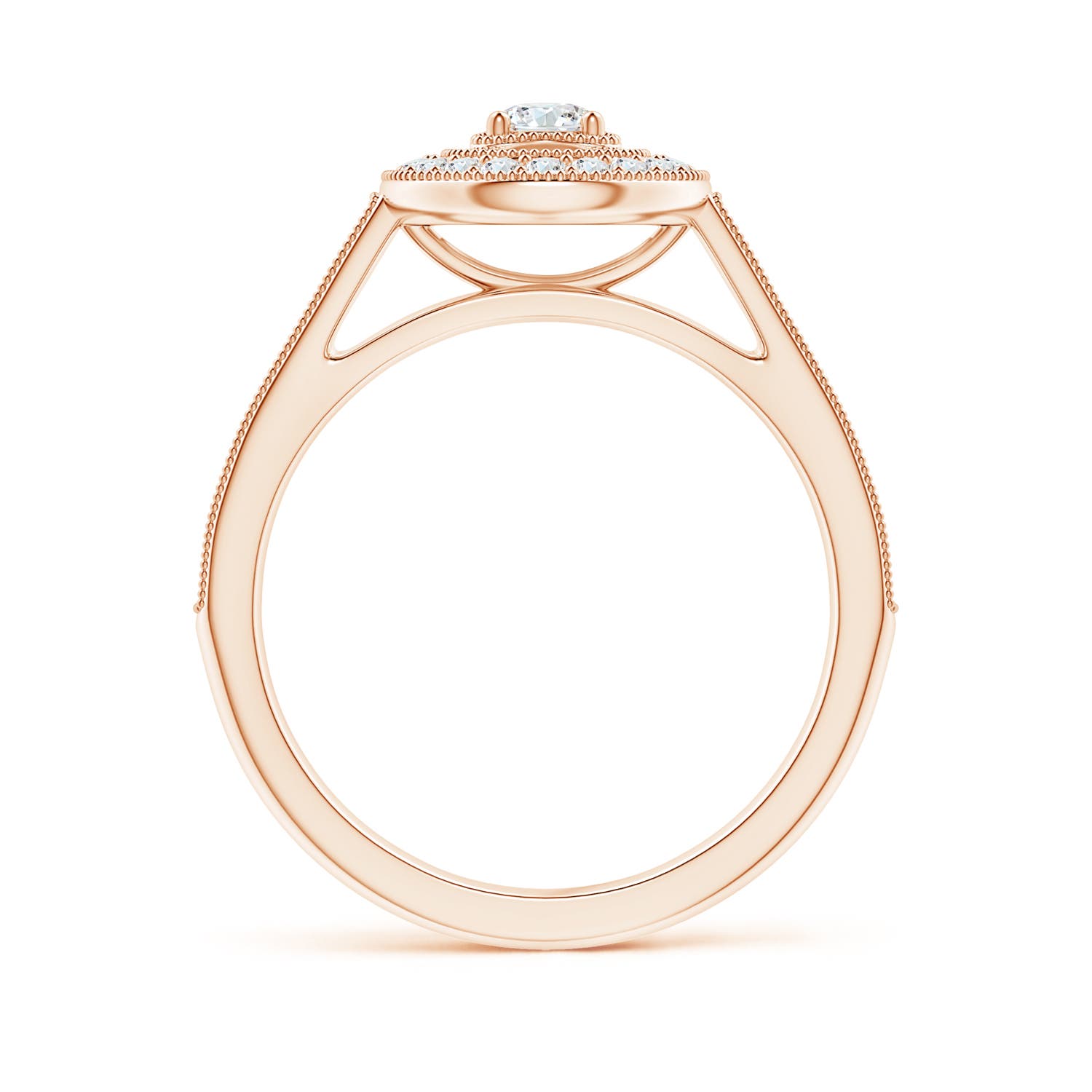 G, VS2 / 0.46 CT / 14 KT Rose Gold