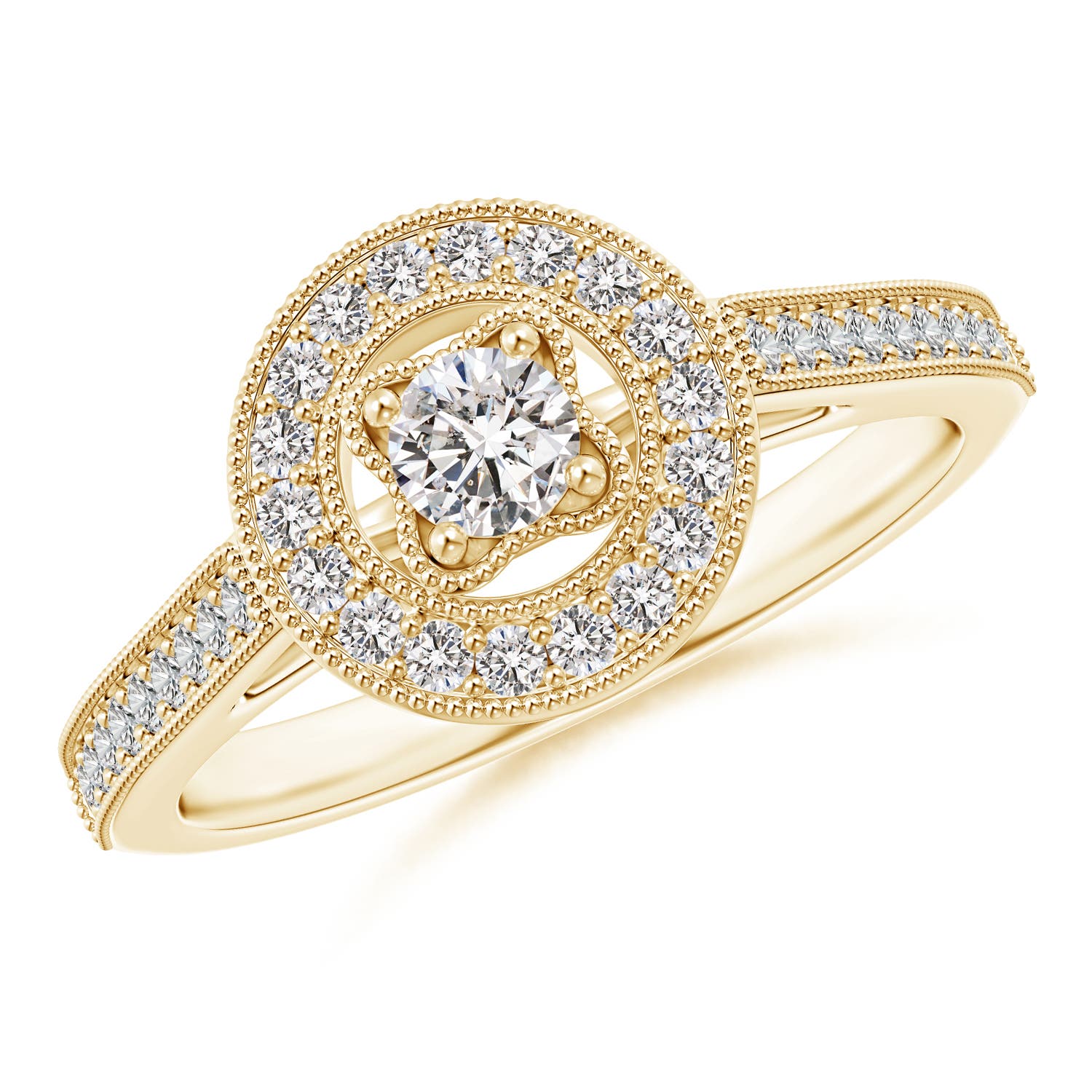 I-J, I1-I2 / 0.46 CT / 14 KT Yellow Gold