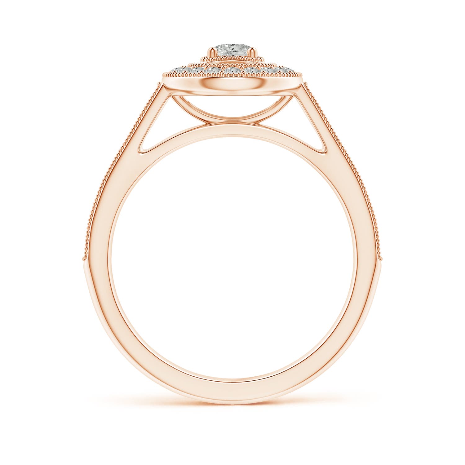 K, I3 / 0.46 CT / 14 KT Rose Gold